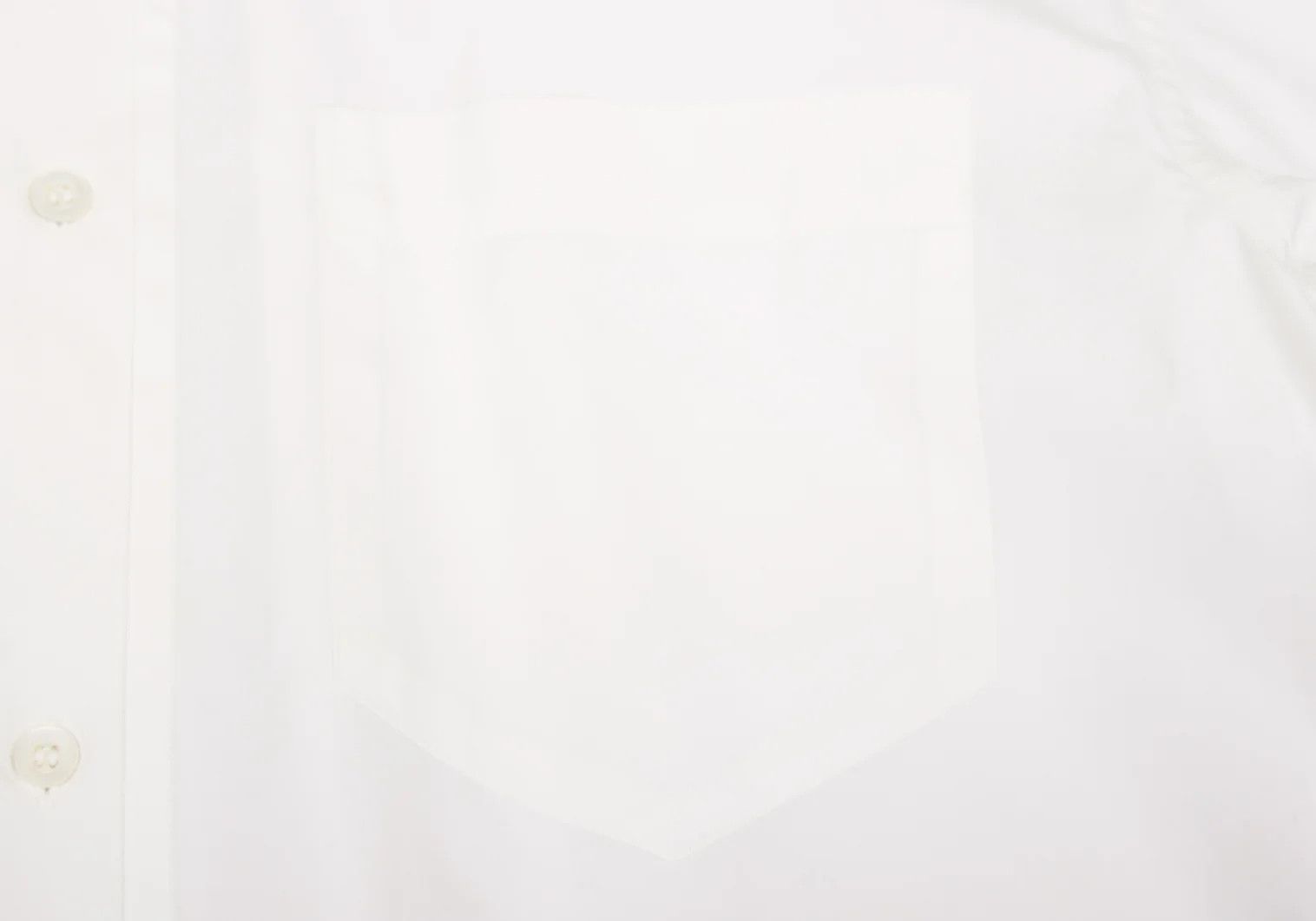 Issey Miyake Front Pleat Shirt in White, Size L Size US L / EU 52-54 / 3 - 6 Thumbnail
