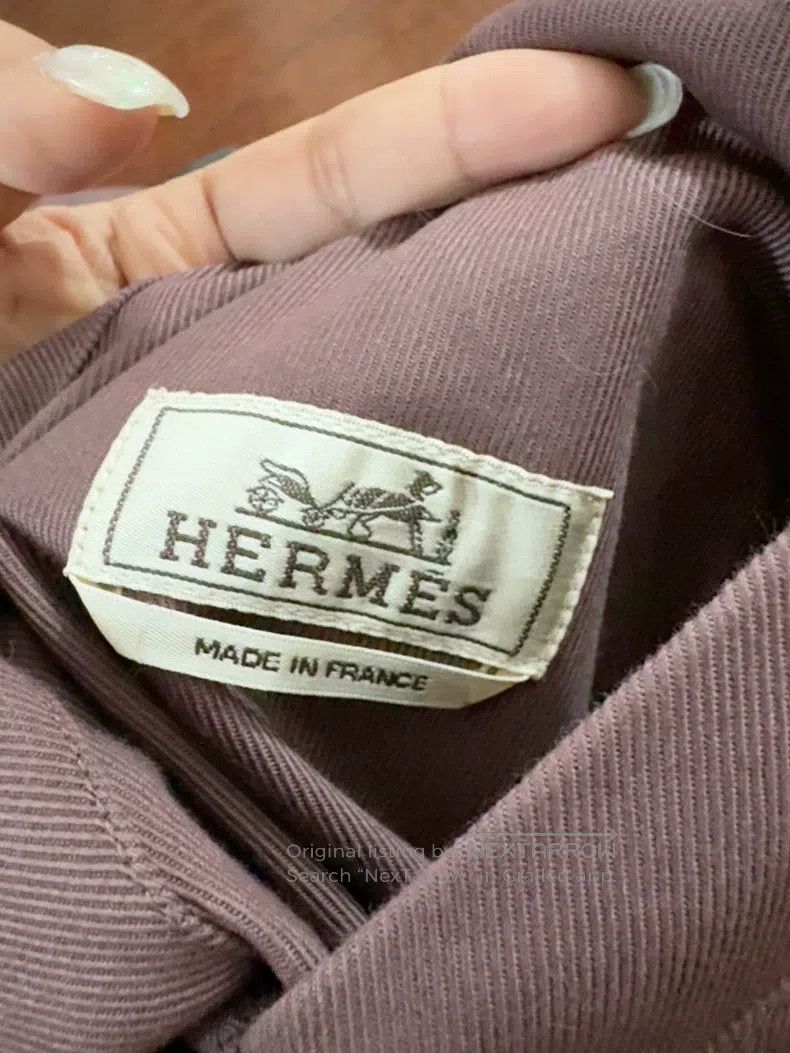 Hermes Hermes Double-faced reversible jacket, colors dark green a Size US M / EU 48-50 / 2 - 9 Thumbnail
