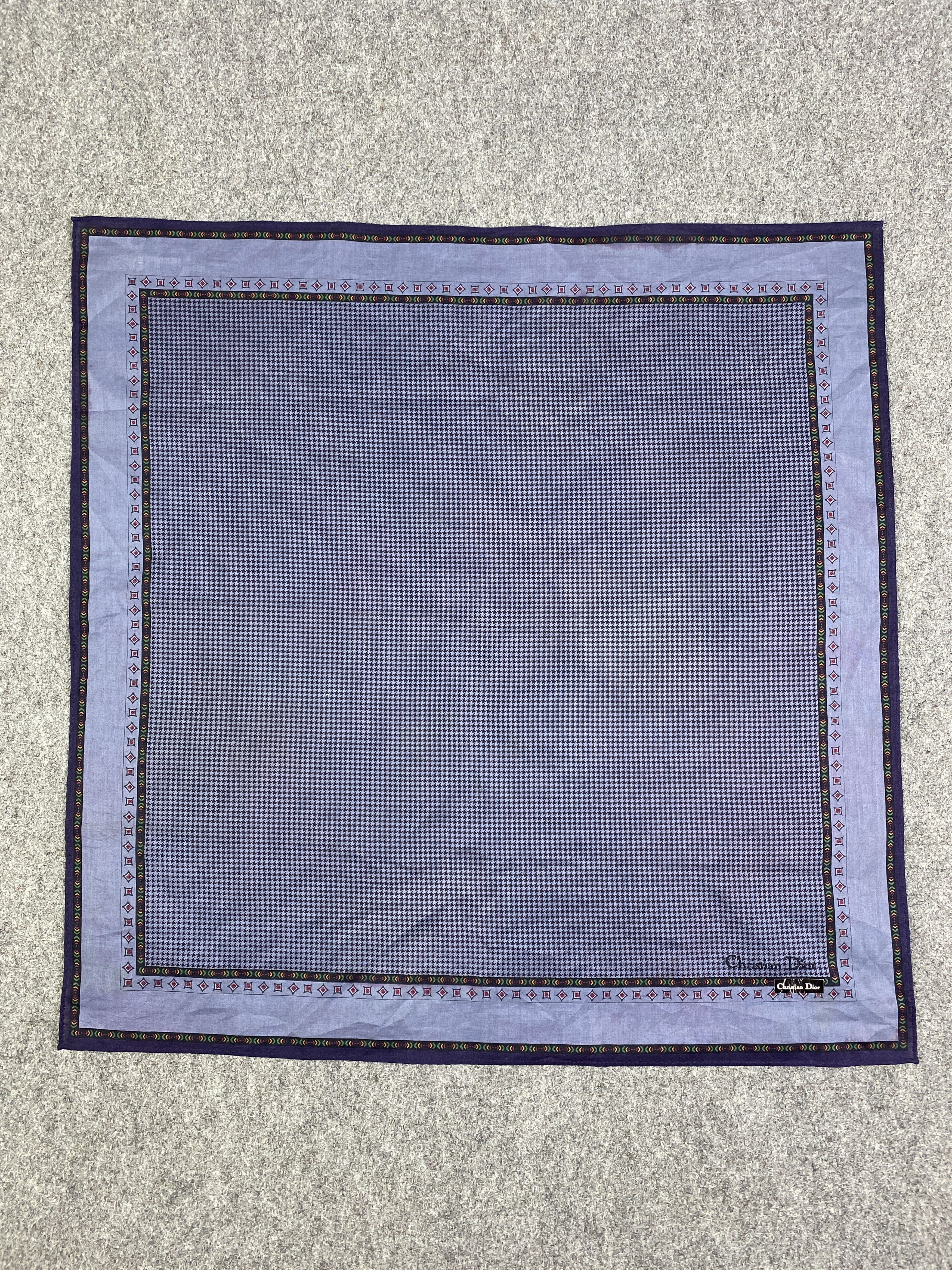 Christian Dior Monsieur Vintage Christian Dior Handkerchief / Neckerchief HKC1028 Size ONE SIZE - 4 Thumbnail