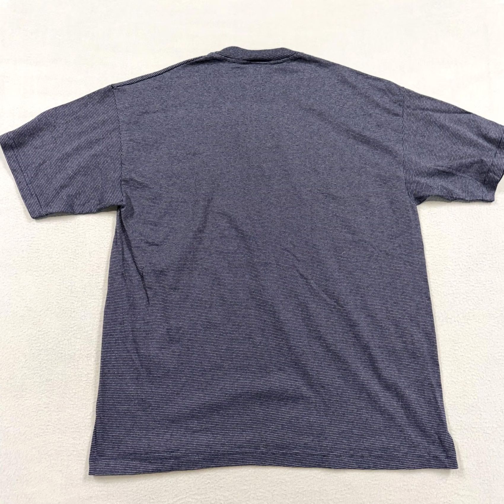 Vintage King Cotton Shirt Mens XL Blue Striped F-22 Raptor Aircraft Graphic Tee Military Size US XL / EU 56 / 4 - 4 Thumbnail