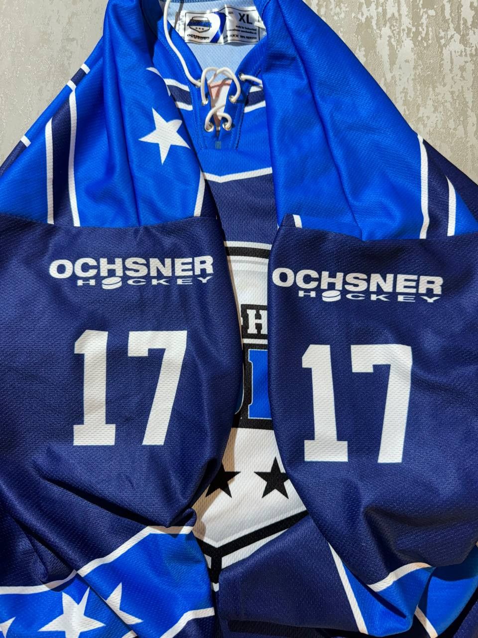 NHL × Vintage Ochsner Ice Hockey Academy #17 SALAMIN Swiss Jersey Size XL Size US XL / EU 56 / 4 - 4 Thumbnail