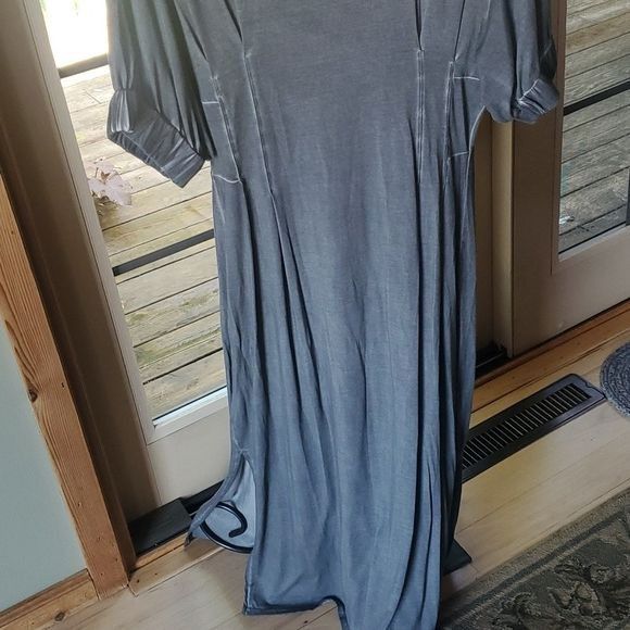 Anthropologie Anthropologie Holding Horses Grey Short Sleeve Side Cut Sz. Size XS / US 0-2 / IT 36-38 - 4 Thumbnail