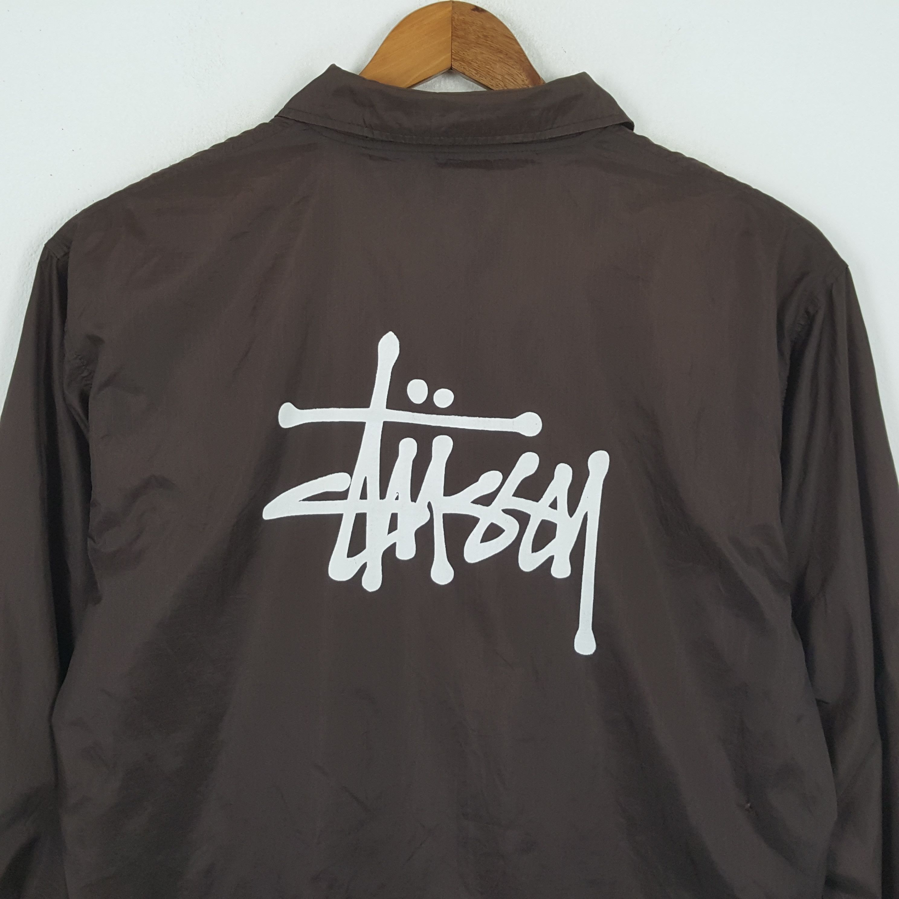 Stussy × Vintage Vintage STUSSY Streetwear Skateboard Logo Style Jacket Size US XL / EU 56 / 4 - 2 Thumbnail