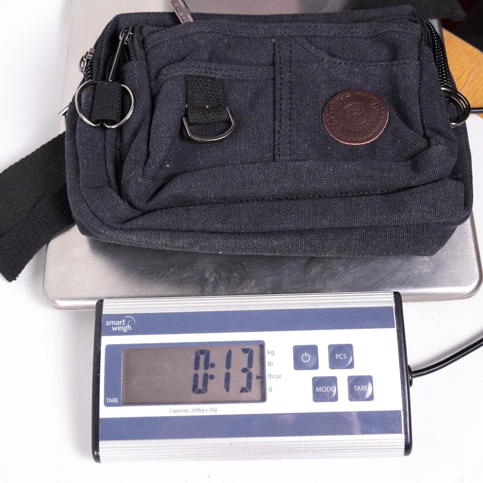 Other Haotianniao Black Canvas Fanny Pack Waist Hip Bag Belt Size ONE SIZE - 11 Thumbnail