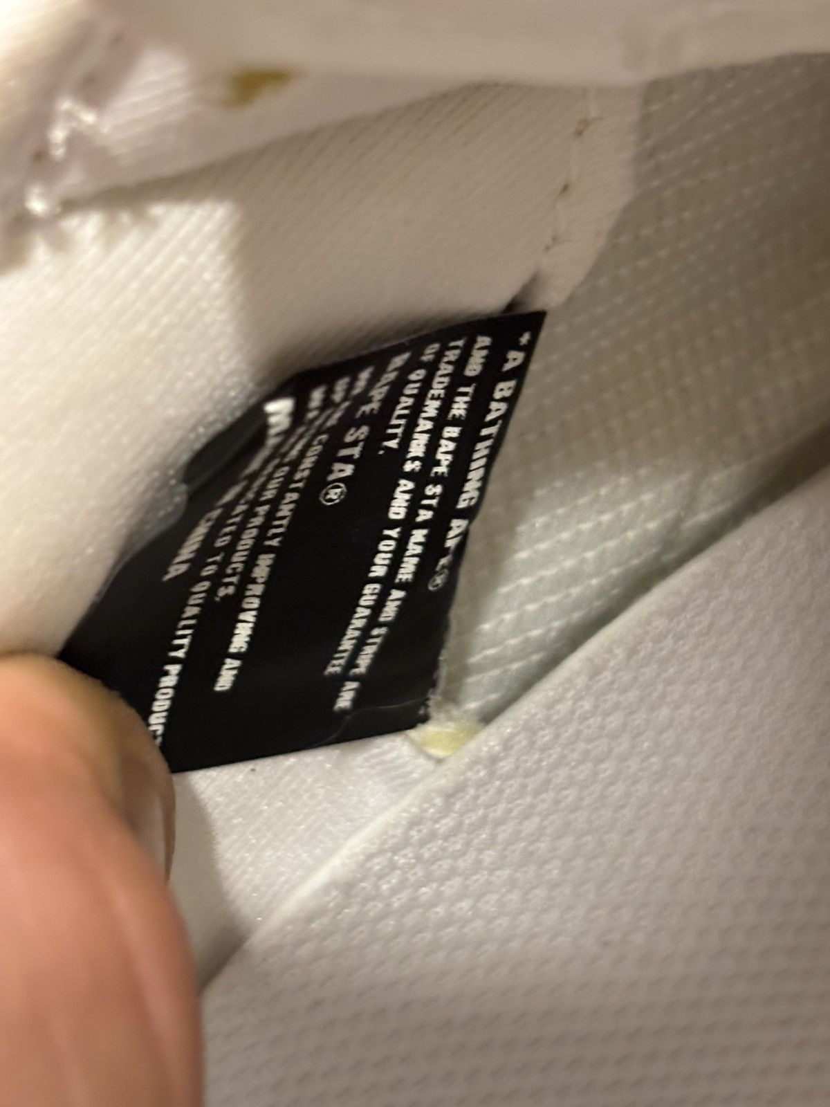 Bape Bapesta FS001 Low ‘Brick’ Size US 9.5 / EU 42-43 - 7 Thumbnail
