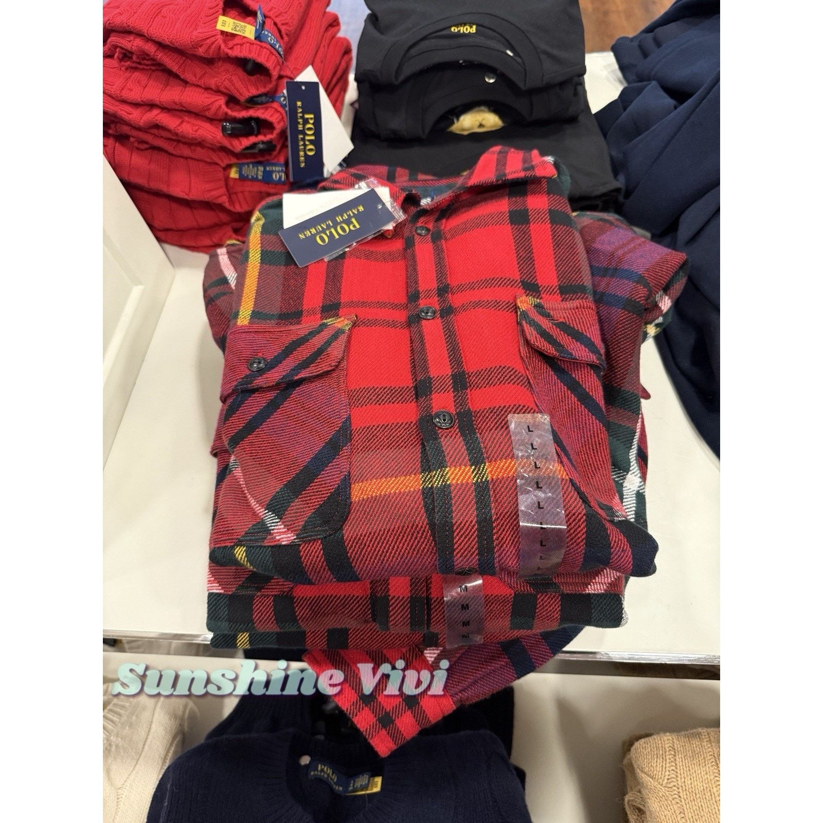Polo Ralph Lauren NWT Polo Ralph Lauren Women Relaxed Fit Plaid Cotton Shirt Size US L / EU 52-54 / 3 - 6 Thumbnail