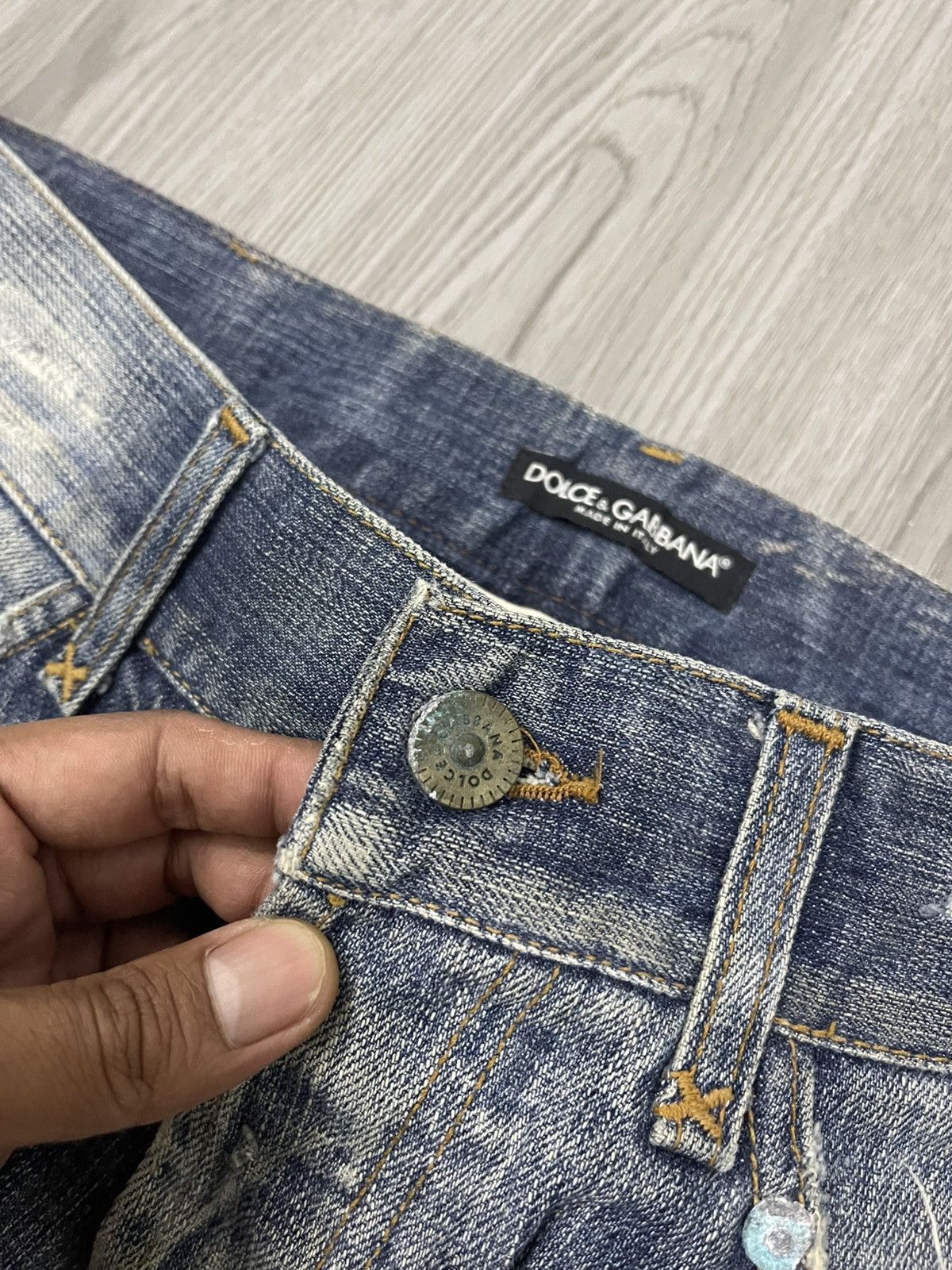 Dolce & Gabbana Dolce & Gabbana rip distressed denim Size US 32 / EU 48 - 4 Thumbnail