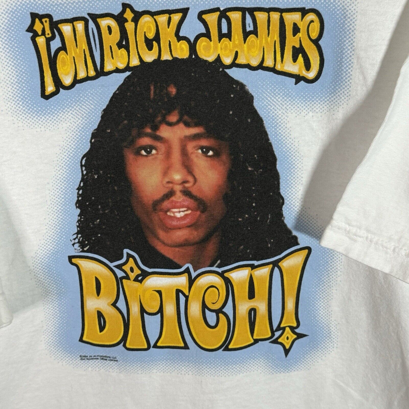 Gildan VTG 2004 Dave Chappelle Rick James Graphic Tshirt XL Size US XL / EU 56 / 4 - 5 Thumbnail