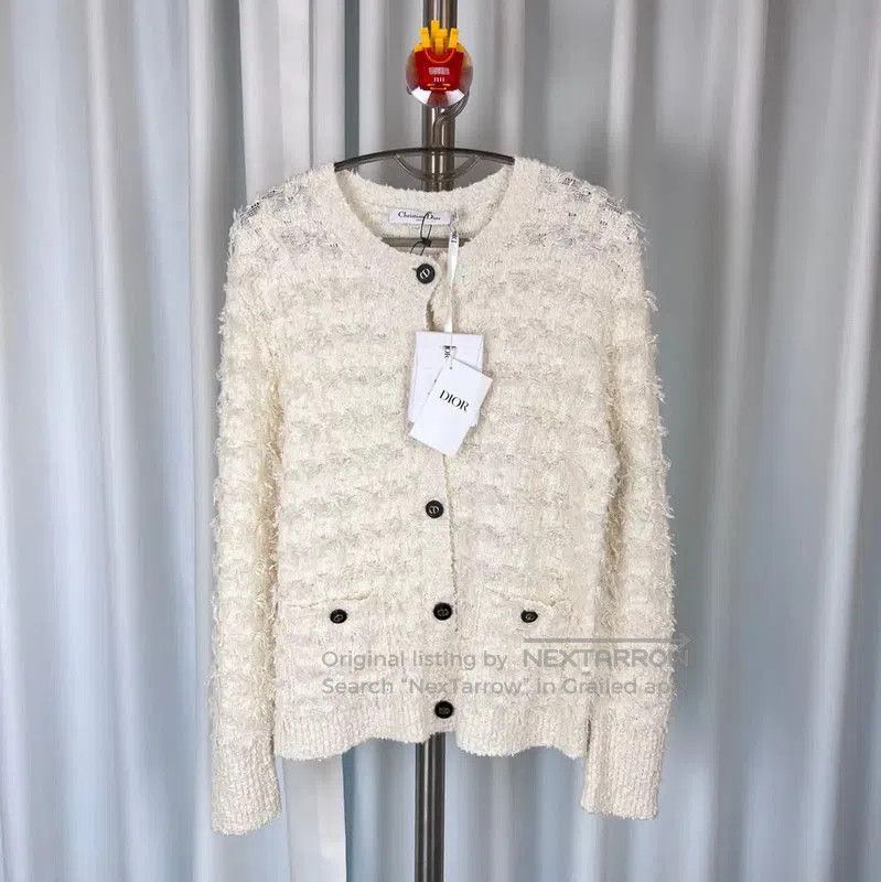 Dior White Women's Knit Sweater .