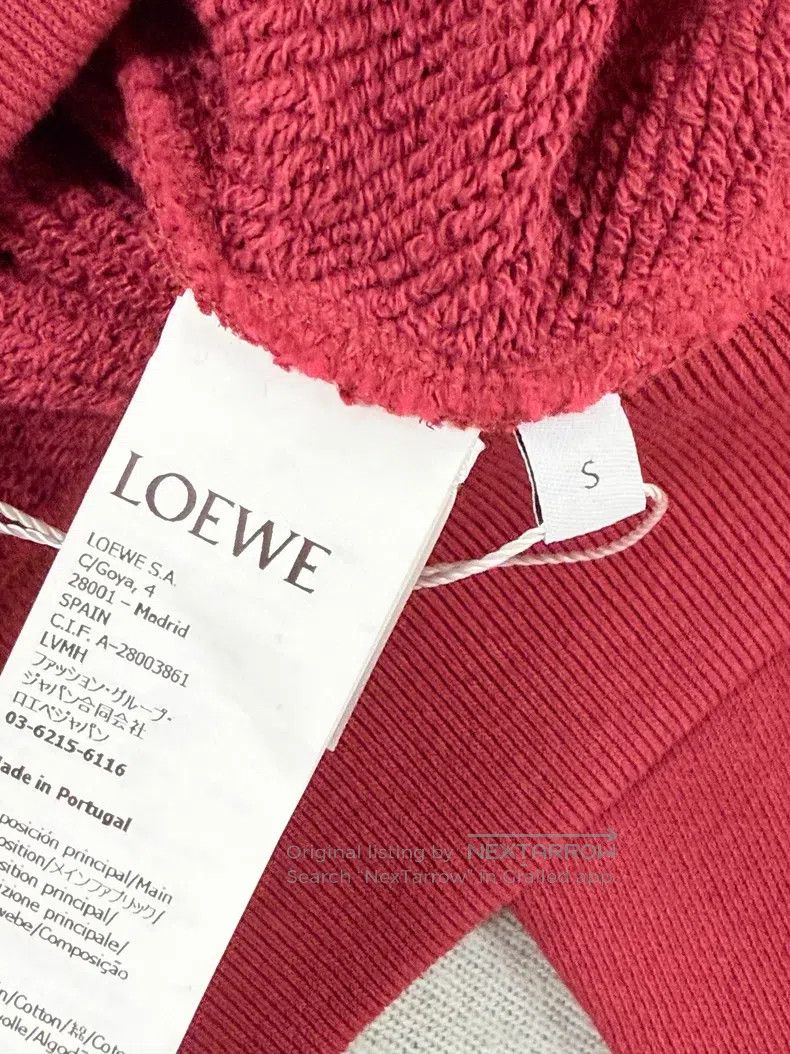 Loewe Loewe Red Collage Pattern Stand Collar Zip Long Sleeve Swe Size S / US 4 / IT 40 - 8 Thumbnail