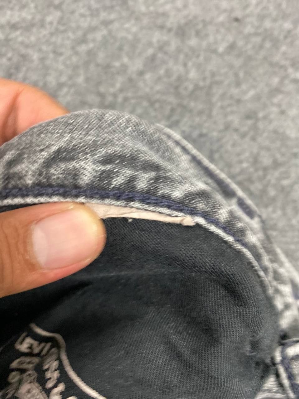 Levi's levis 502 faded black distressed denim nice design Size US 34 / EU 50 - 5 Thumbnail