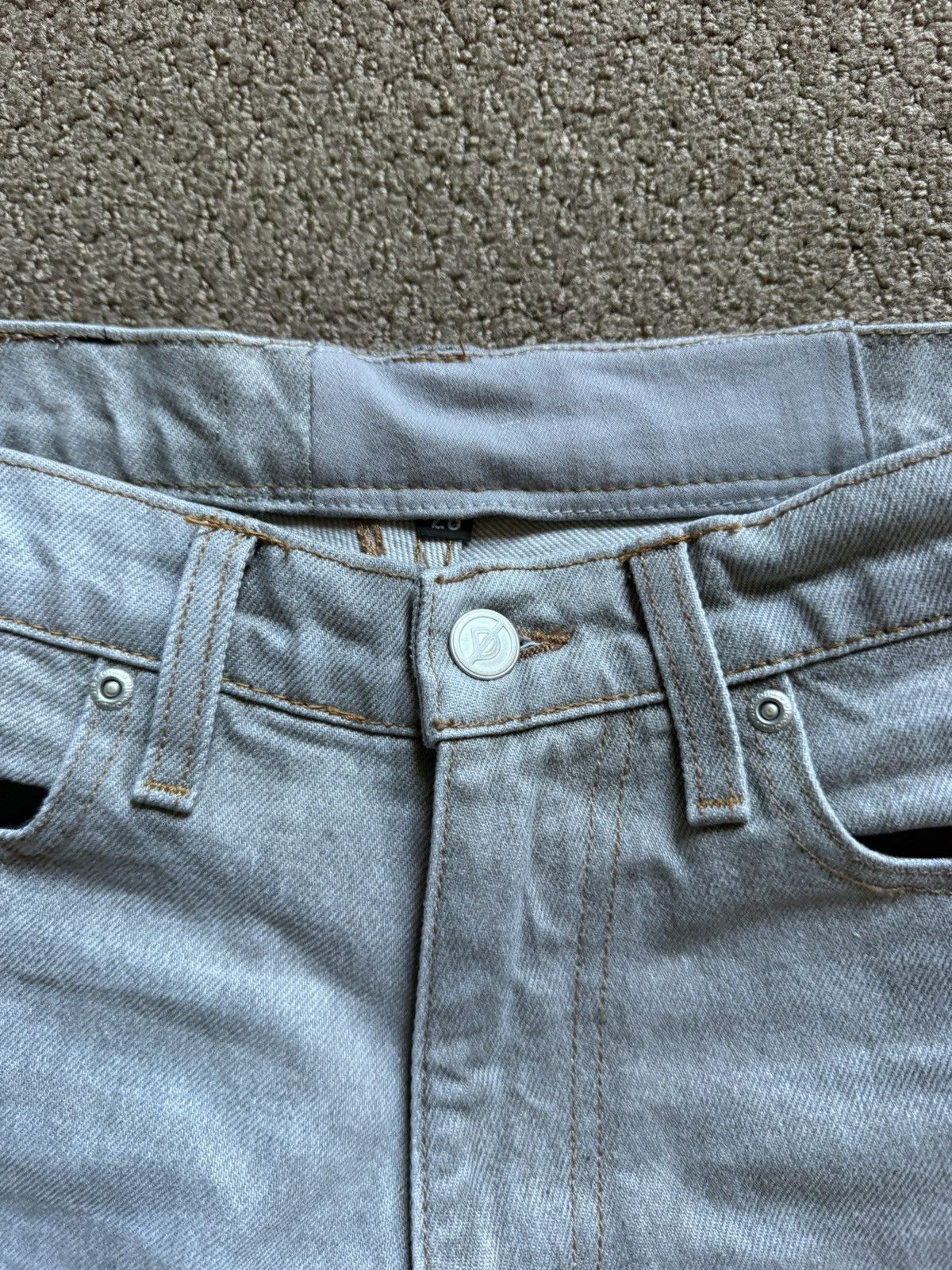 Other Discontd Heather grey denim jeans Size US 28 / EU 44 - 4 Thumbnail