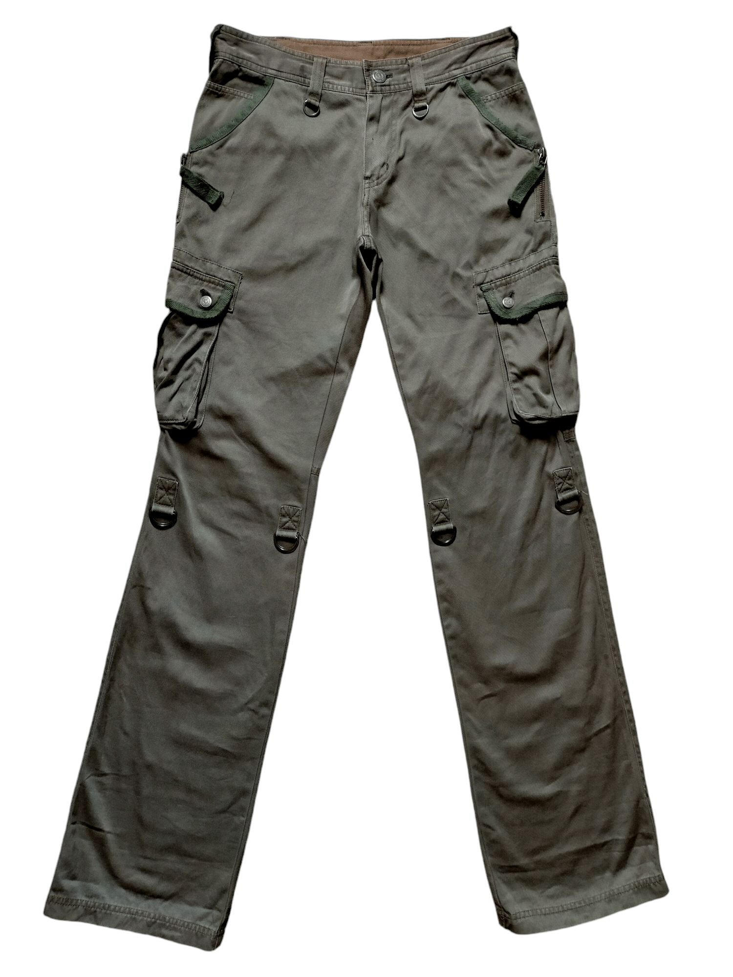 Tornado Mart Tornado Mart Flare Cargo Trouser Pants Size US 28 / EU 44 - 3 Thumbnail