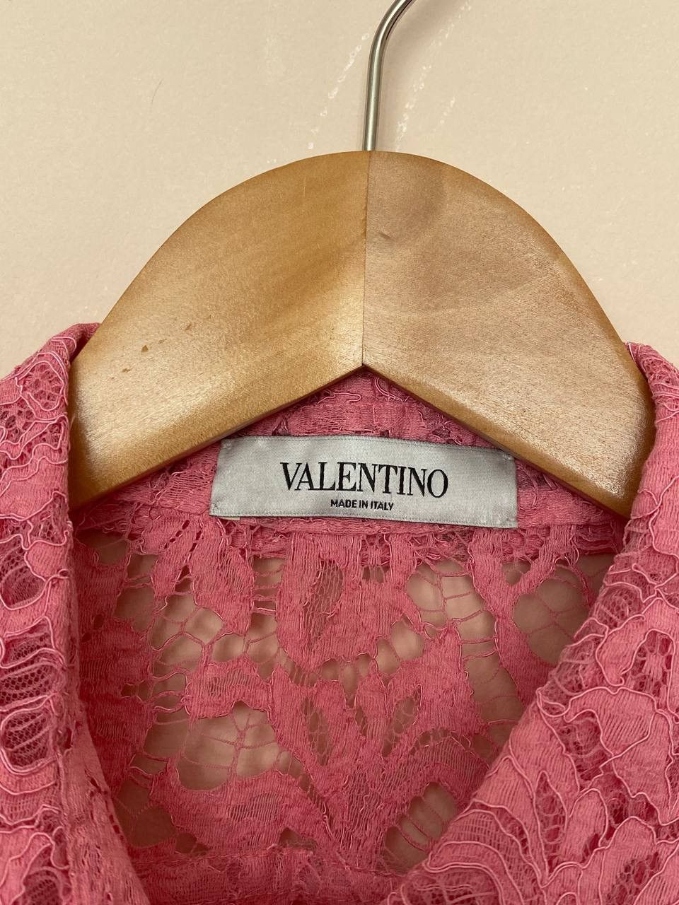 Valentino RRP 2900$ VALENTINO GARAVANI 2021 Long-Sleeve Lace Shirt Size L / US 10 / IT 46 - 2 Thumbnail