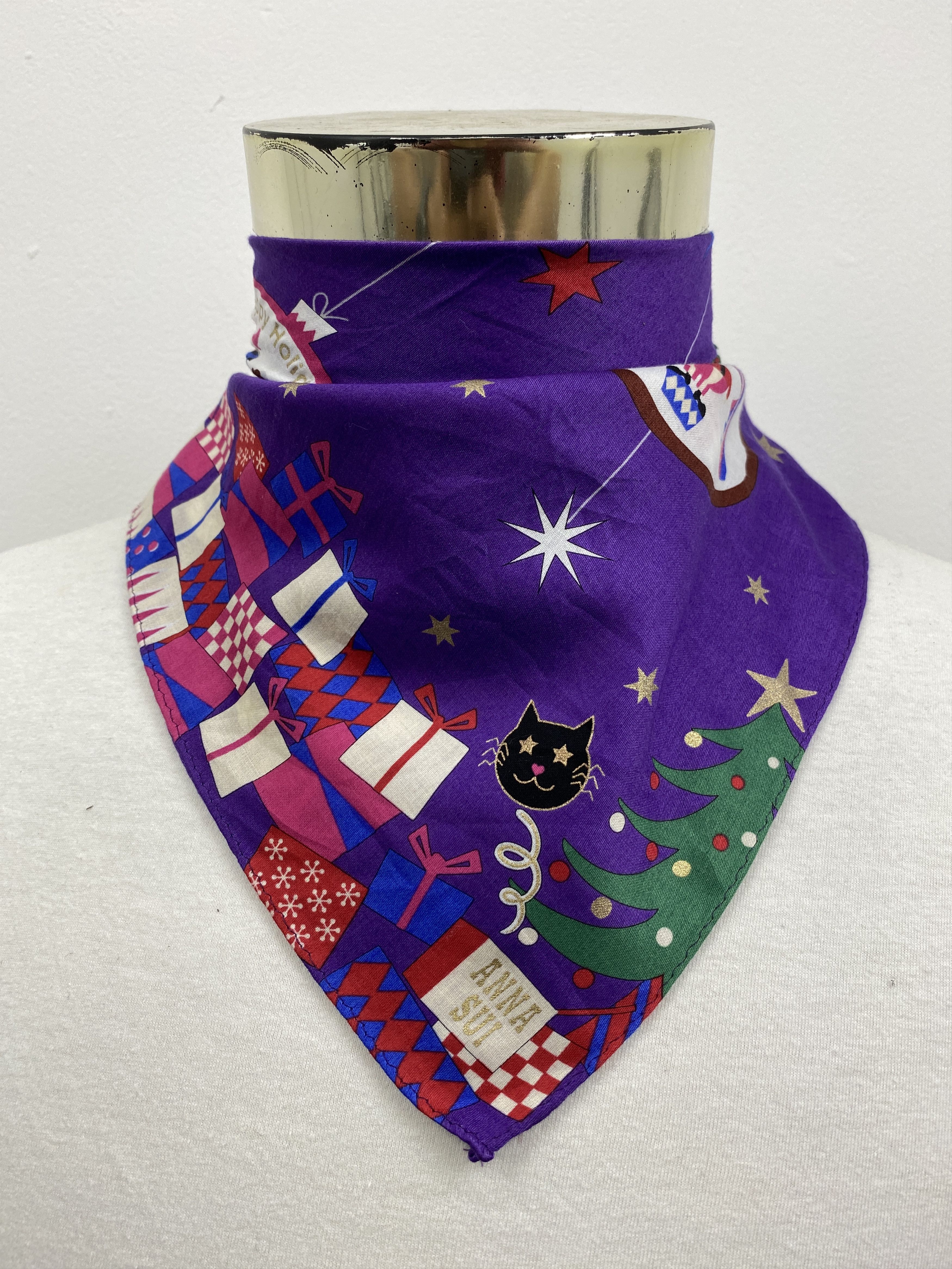 Vintage Anna Sui Handkerchief / Bandana / Neckerchief HKC0401 Size ONE SIZE - 1 Thumbnail