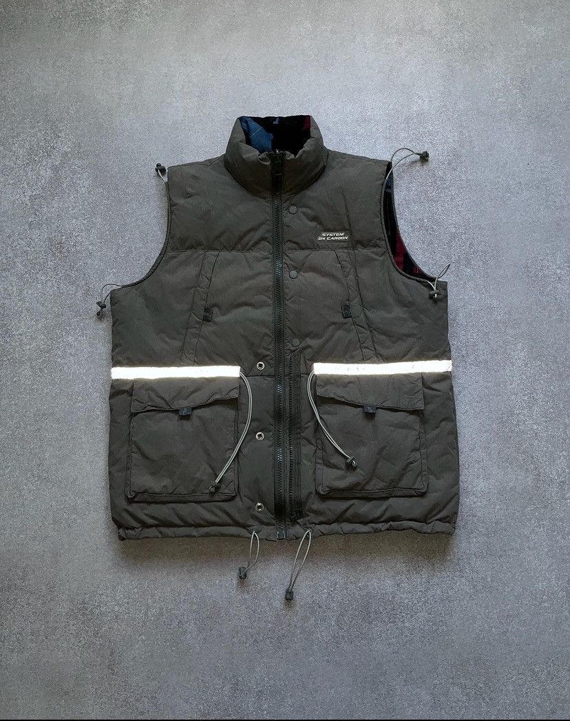 C2H4 C2H4 Reversible On Carbon Gorpcore Puffer Vest Rare Y2K Size US L / EU 52-54 / 3 - 5 Thumbnail