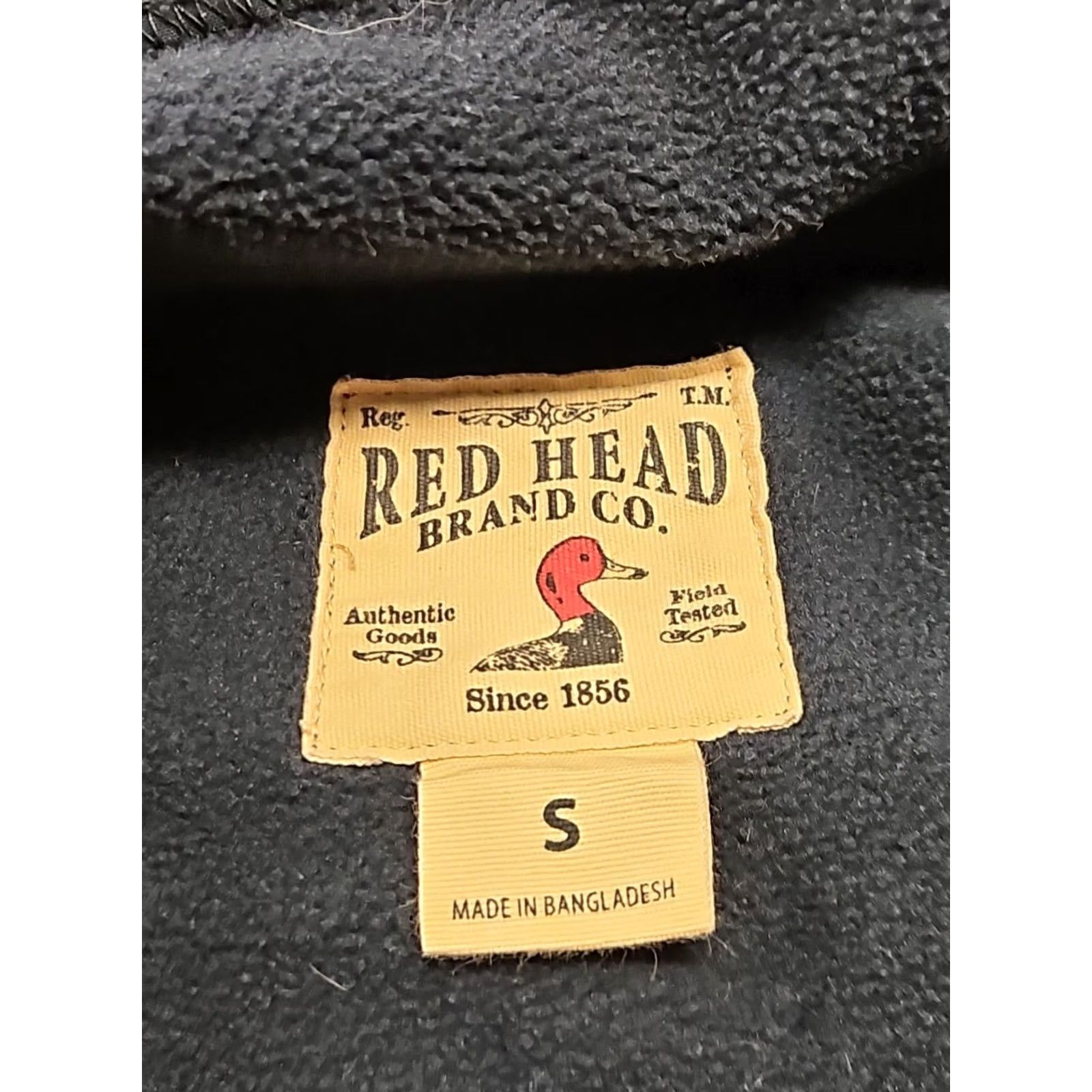 Vintage RedHead Softshell Jacket Women Petite Small Fleece Lined Full Zip Black Polyester Mid-Length Size S / US 4 / IT 40 - 7 Thumbnail