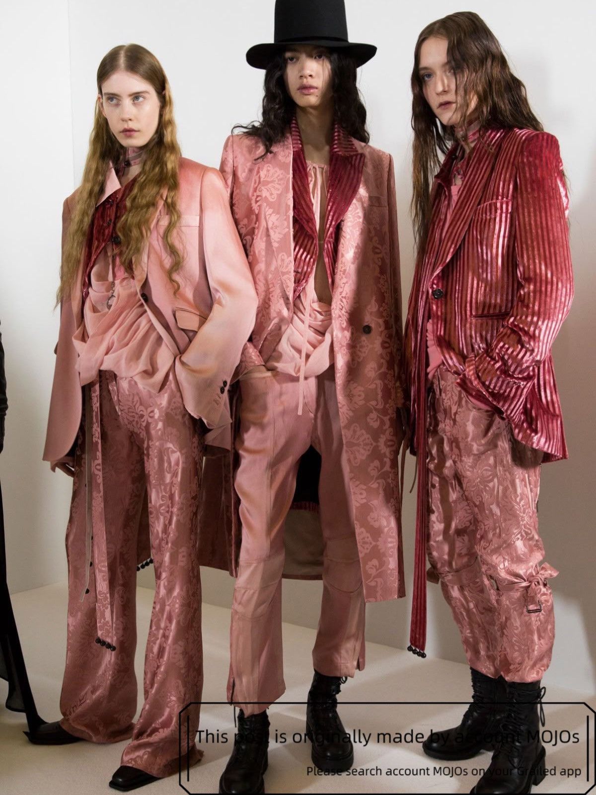 Ann Demeulemeester Sz 42 Ann Demeulemeester 19AW Light Pink Flower Blazer mojos Size US XS / EU 42 / 0 - 8 Thumbnail