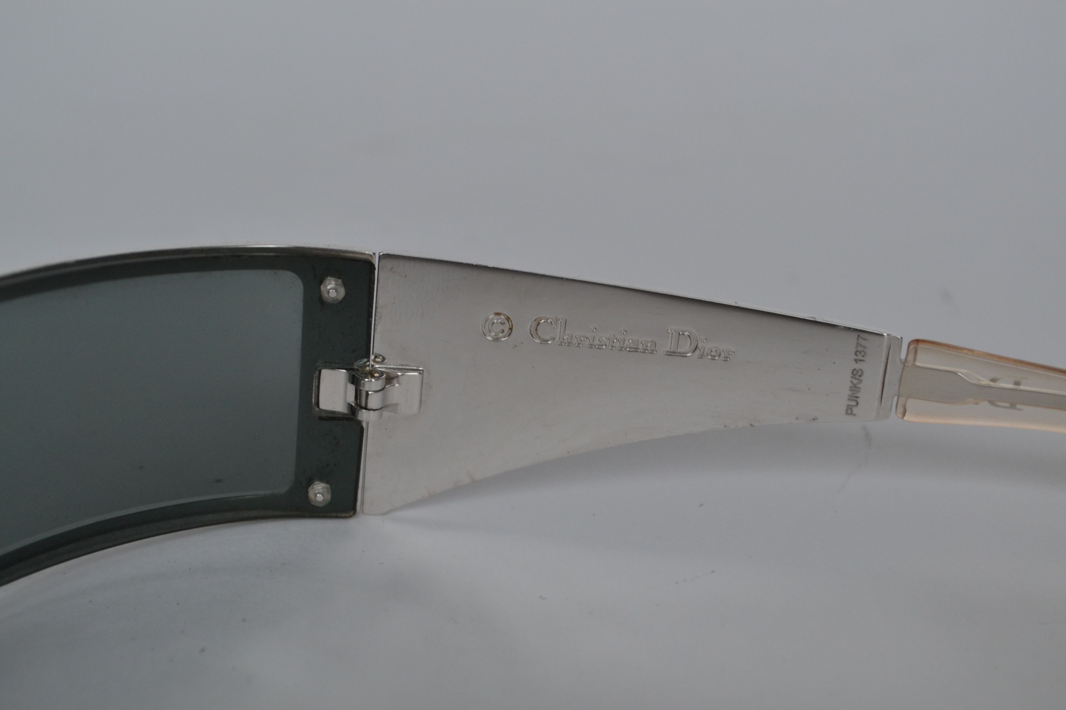 Dior DIOR Sunglasses Swarovski Punk 2003 GALLIANO Metal y2k Size ONE SIZE - 16 Thumbnail