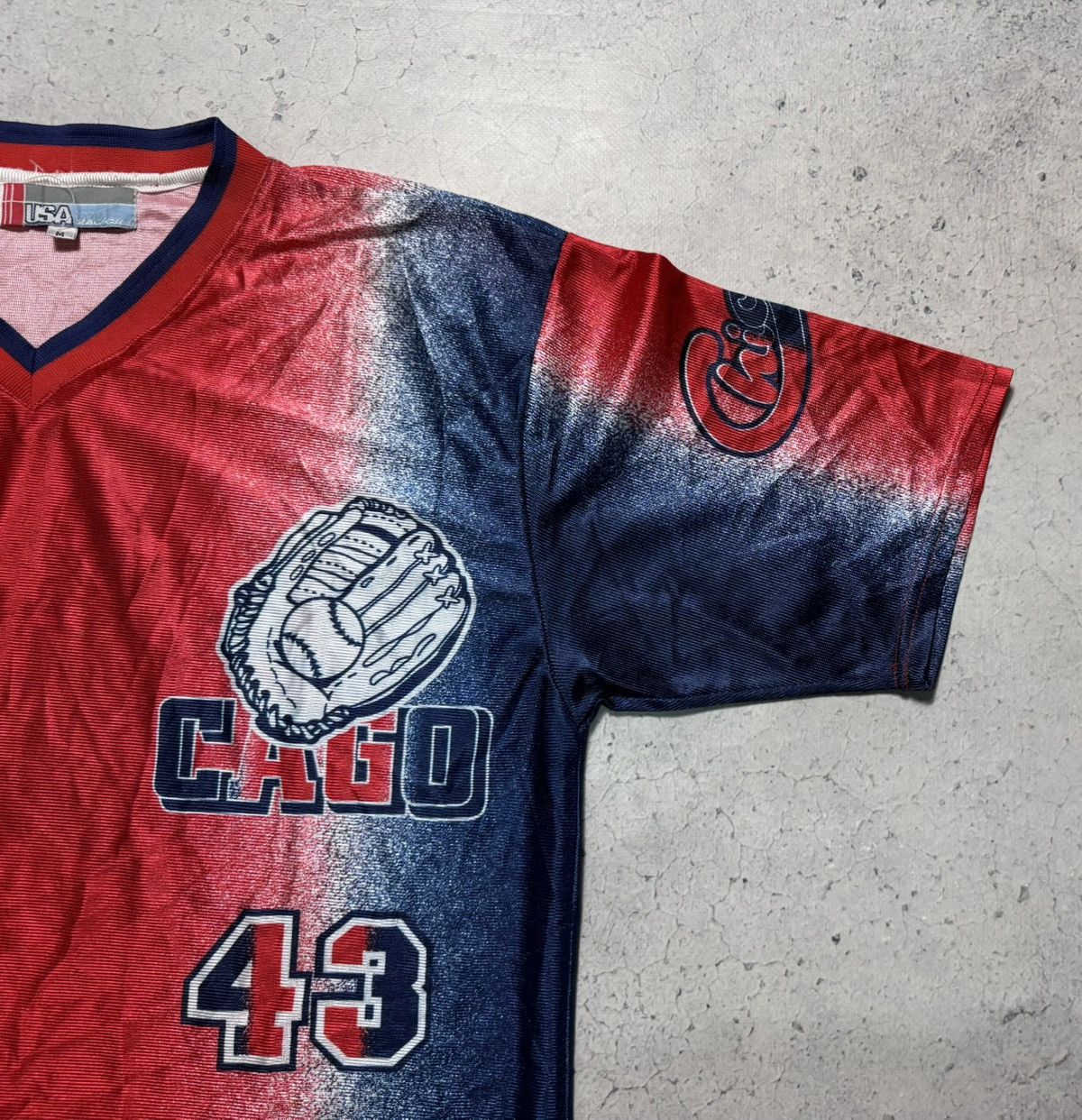 Vintage Chicago USA #43 Vintage Baseball Jersey Sports Tee MLB Size US M / EU 48-50 / 2 - 2 Thumbnail