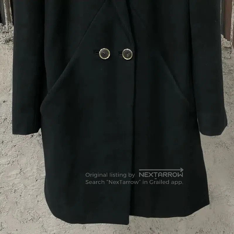 Versace Versace Black Wool Long Coat for Women . Size XXS / US 00 / IT 34 - 4 Thumbnail