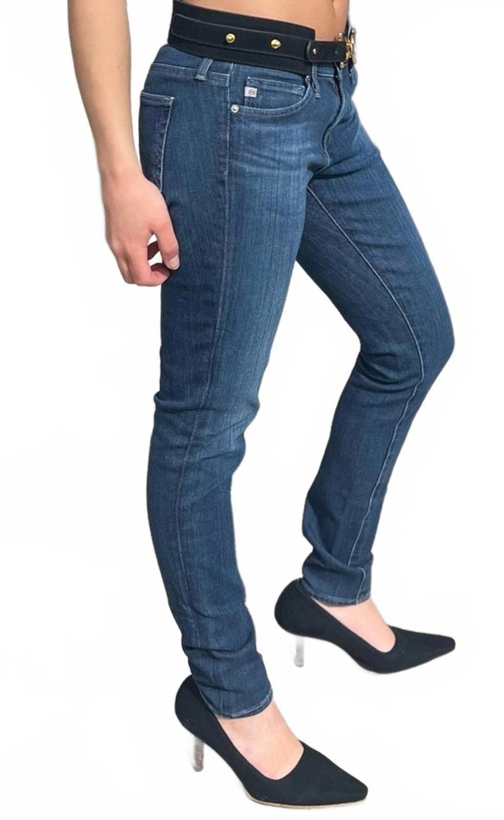 AG Adriano Goldschmied AG Dark Wash The Legging Ankle Super Skinny Ankle Size 24" / US 00 / IT 34 - 7 Thumbnail
