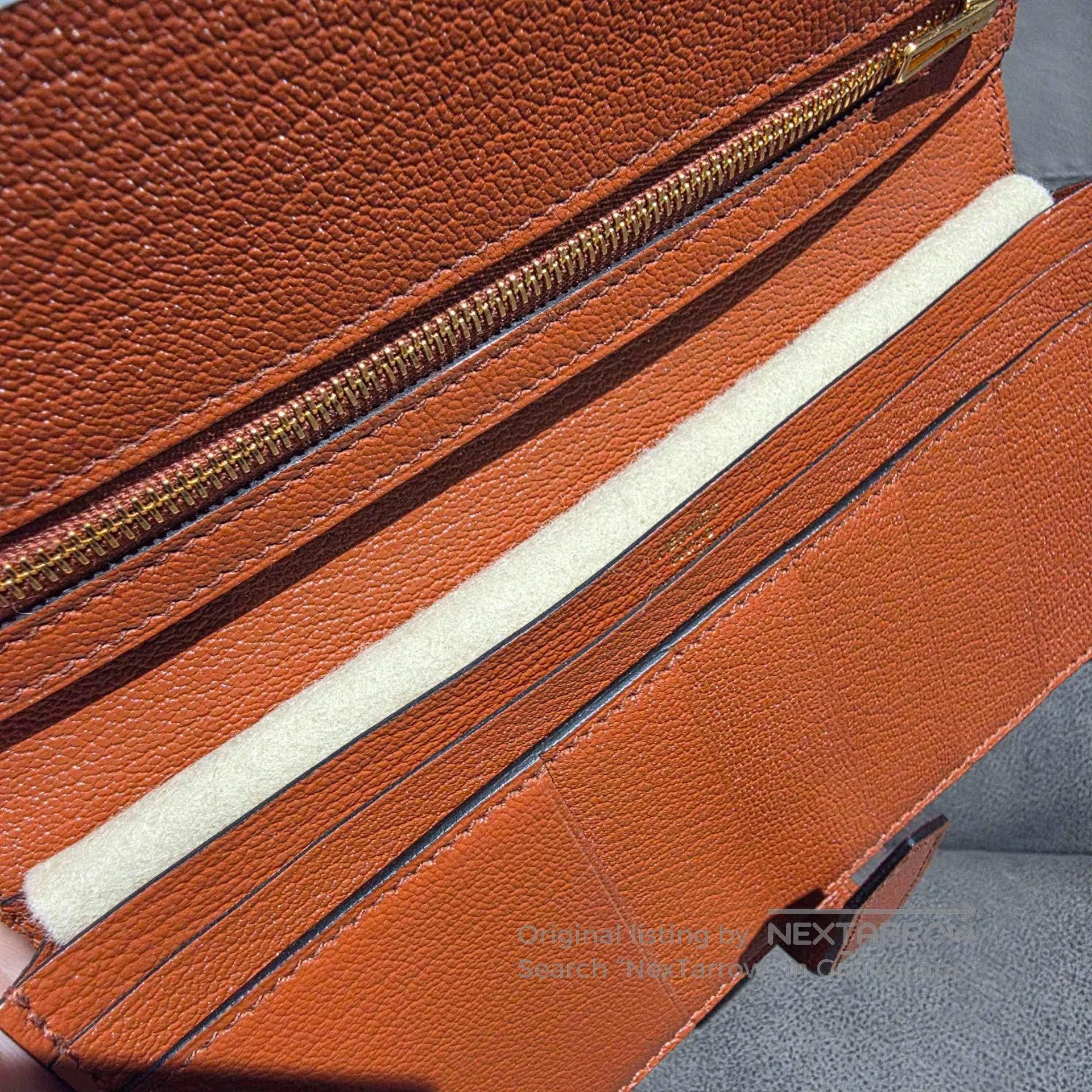 Hermes Hermes BearnGold buckle leather wallet Size ONE SIZE - 6 Thumbnail
