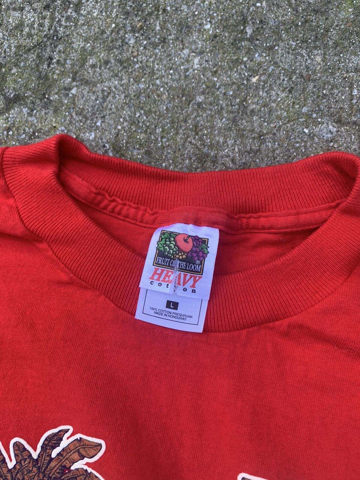 Fruit Of The Loom Vintage Waikiki Hawaii T Shirt Size US L / EU 52-54 / 3 - 4 Thumbnail