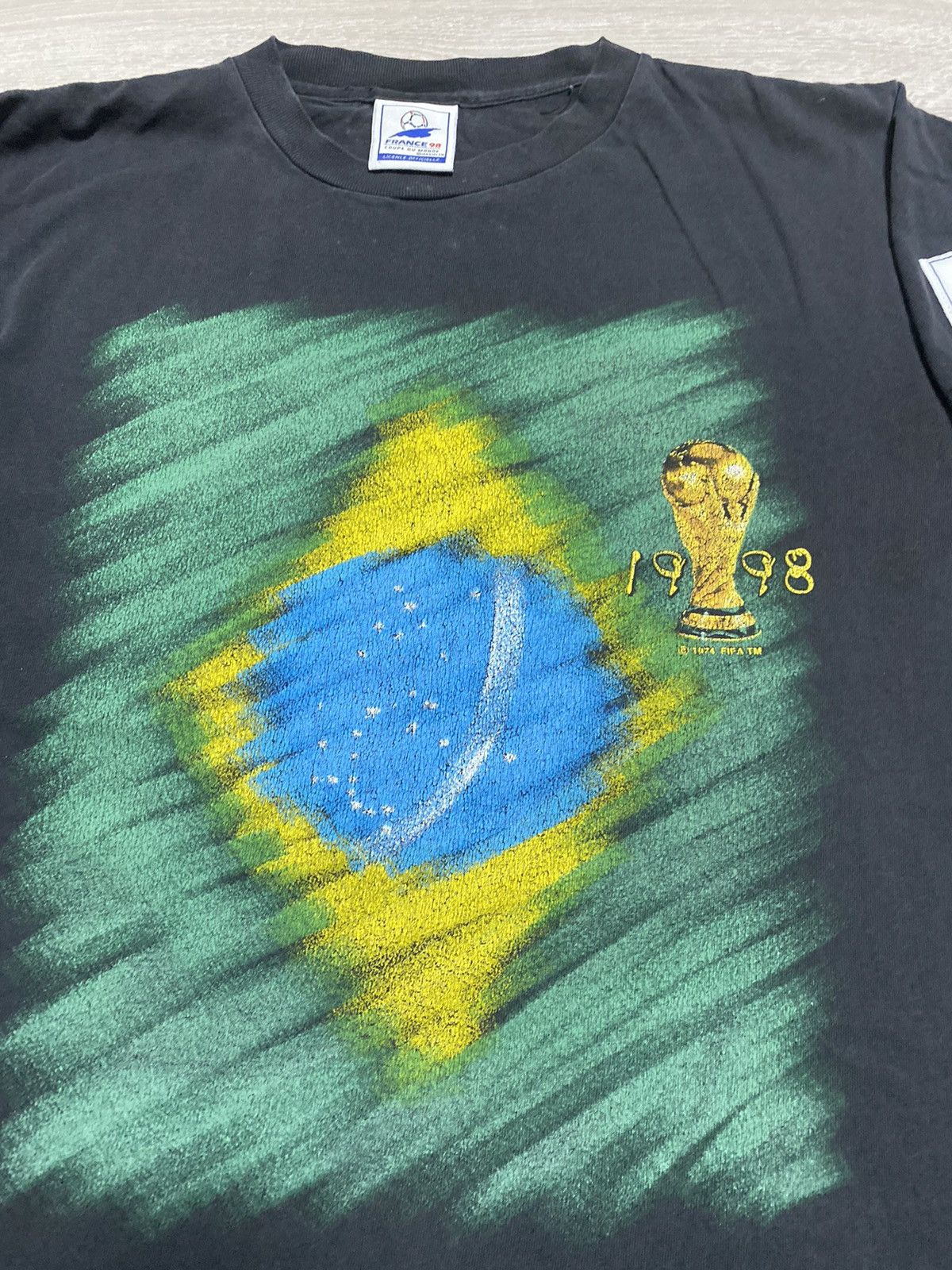 Adidas Vintage Adidas Fifa Cup Brazil Logo France 98 size XL Size US XL / EU 56 / 4 - 2 Thumbnail