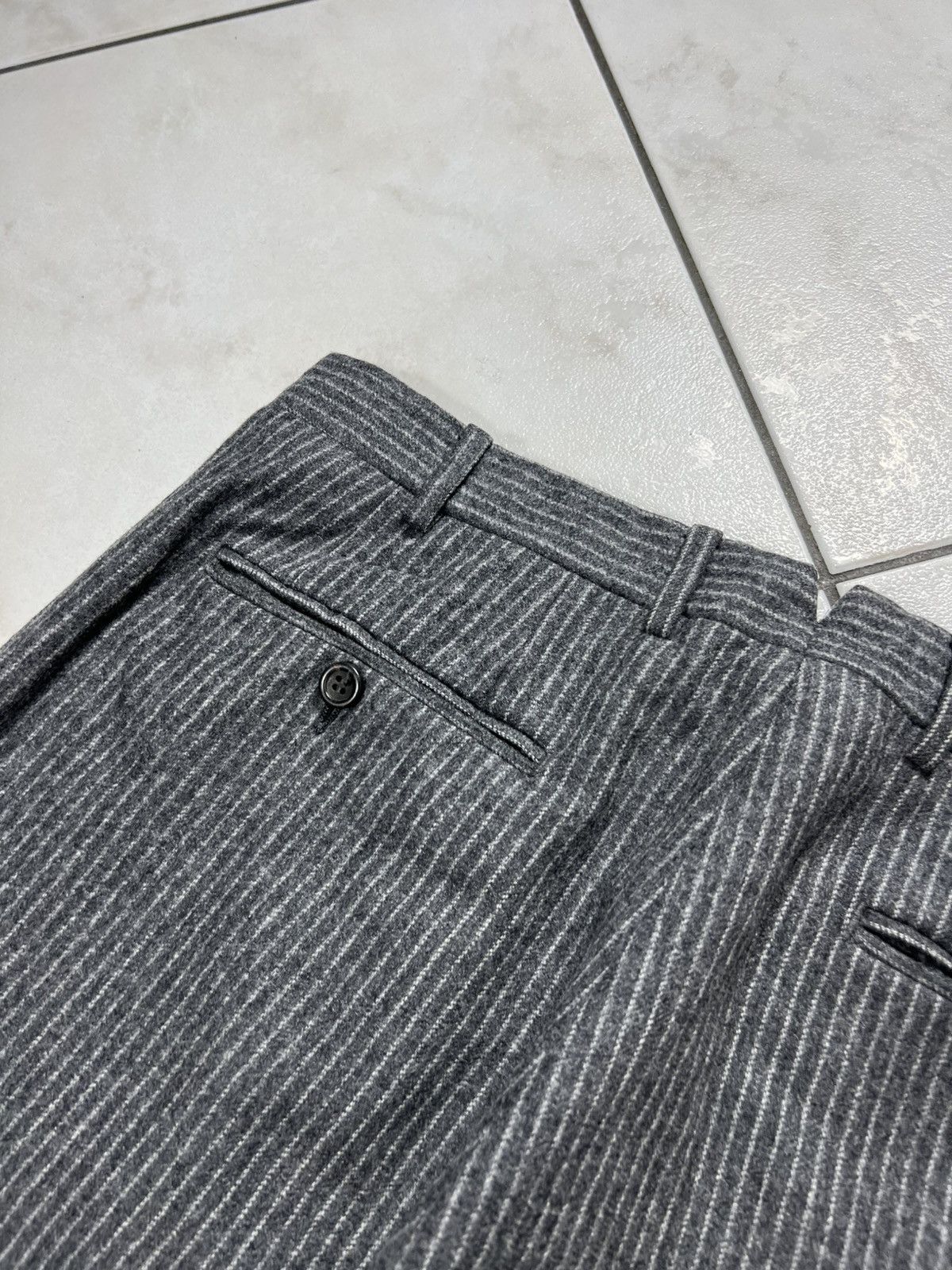 Canali Canali su misura wool cashmere striped casual regular pants Size US 32 / EU 48 - 20 Thumbnail