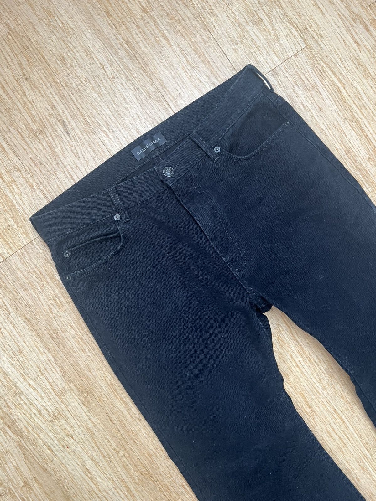 Balenciaga Balenciaga Flared/ Bootcut Black Jeans Size US 30 / EU 46 - 3 Thumbnail