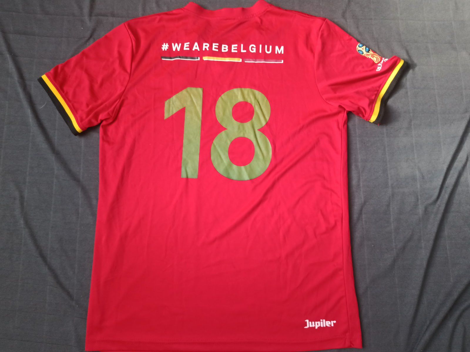 Jupe By Jackie Jupitor 2018 FIFA World Cup #18 We Are Belgium Shirt Size L Size US L / EU 52-54 / 3 - 1 Thumbnail