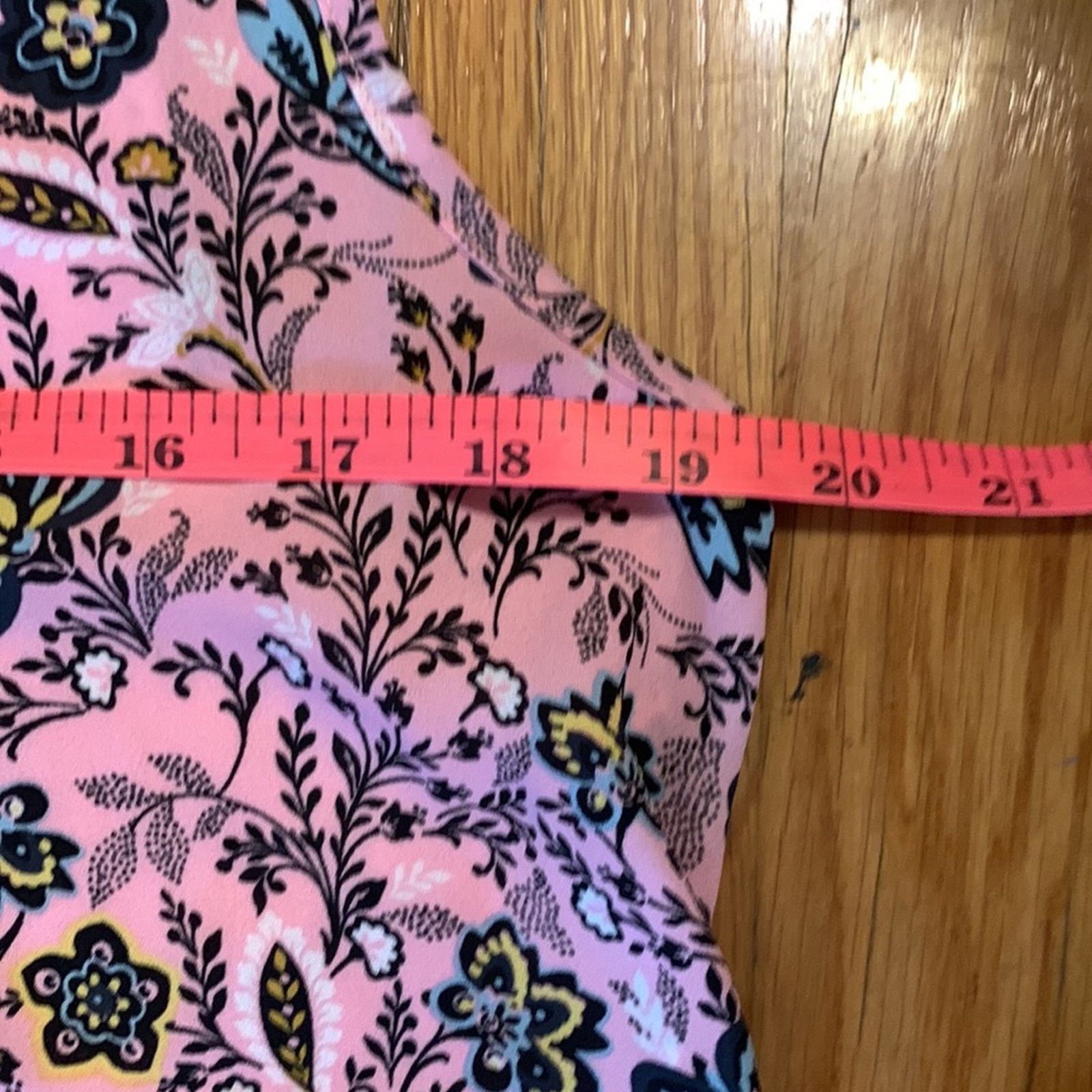 Loft LOFT pink floral sleeveless cami tank top Size L / US 10 / IT 46 - 9 Thumbnail