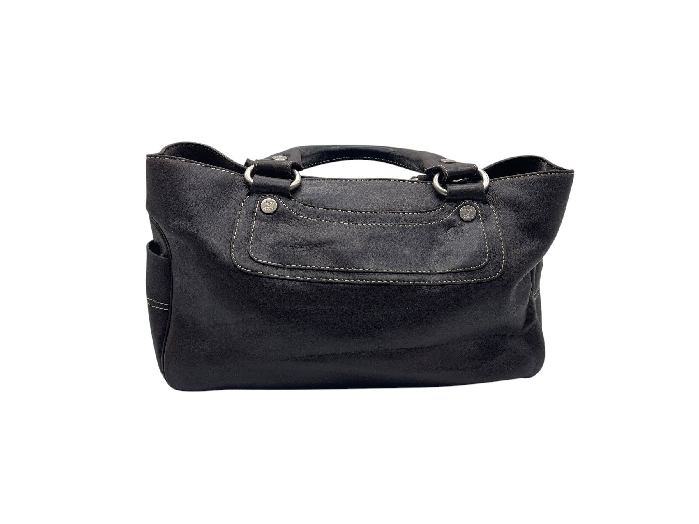Celine Celine Boogie Bag Brown Leather Vintage Y2K Made in Italy Size ONE SIZE - 3 Thumbnail