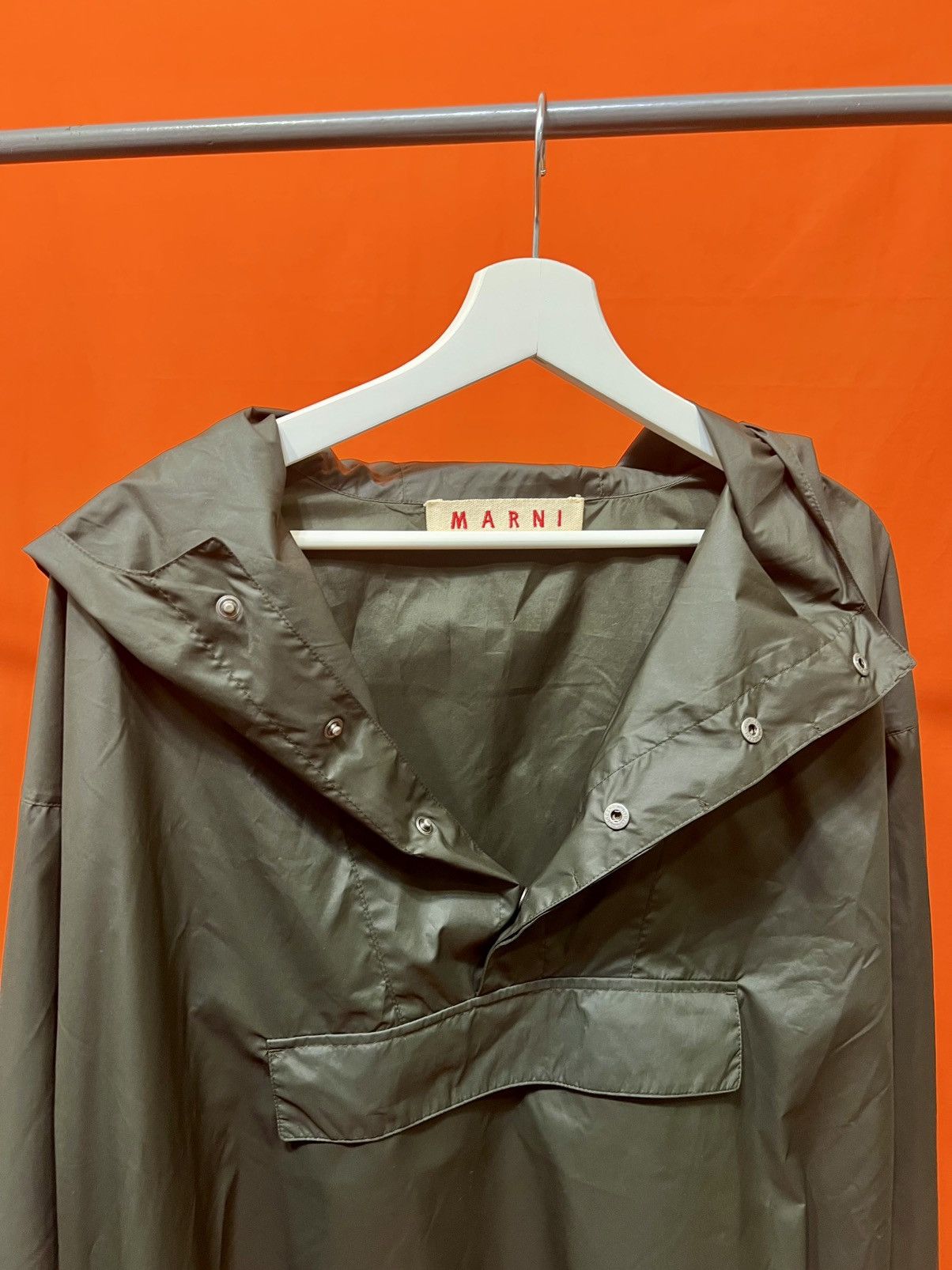 Marni MARNI rainproof oversized hoodie, f/w 2018 Size US L / EU 52-54 / 3 - 2 Thumbnail