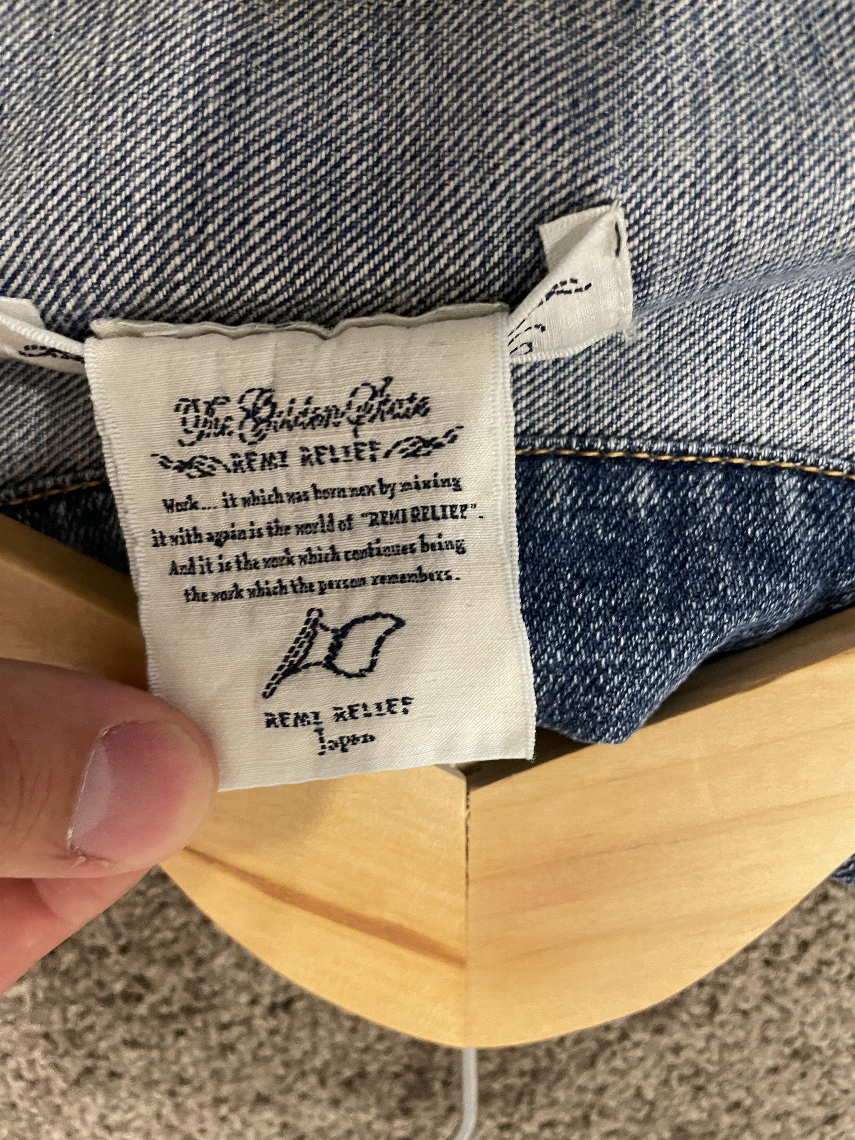 Remi Relief REMI RELIEF - DENIM 1st JK -WW2 MODEL - RN27353045 Size US M / EU 48-50 / 2 - 5 Thumbnail