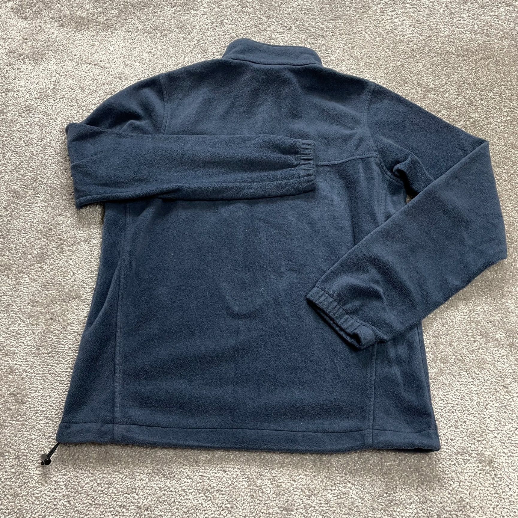 Vintage Columbia Jacket Mens Small Dark Blue Zip Up High Neck Fleece Outdoor Sweatshirt Size US S / EU 44-46 / 1 - 2 Thumbnail