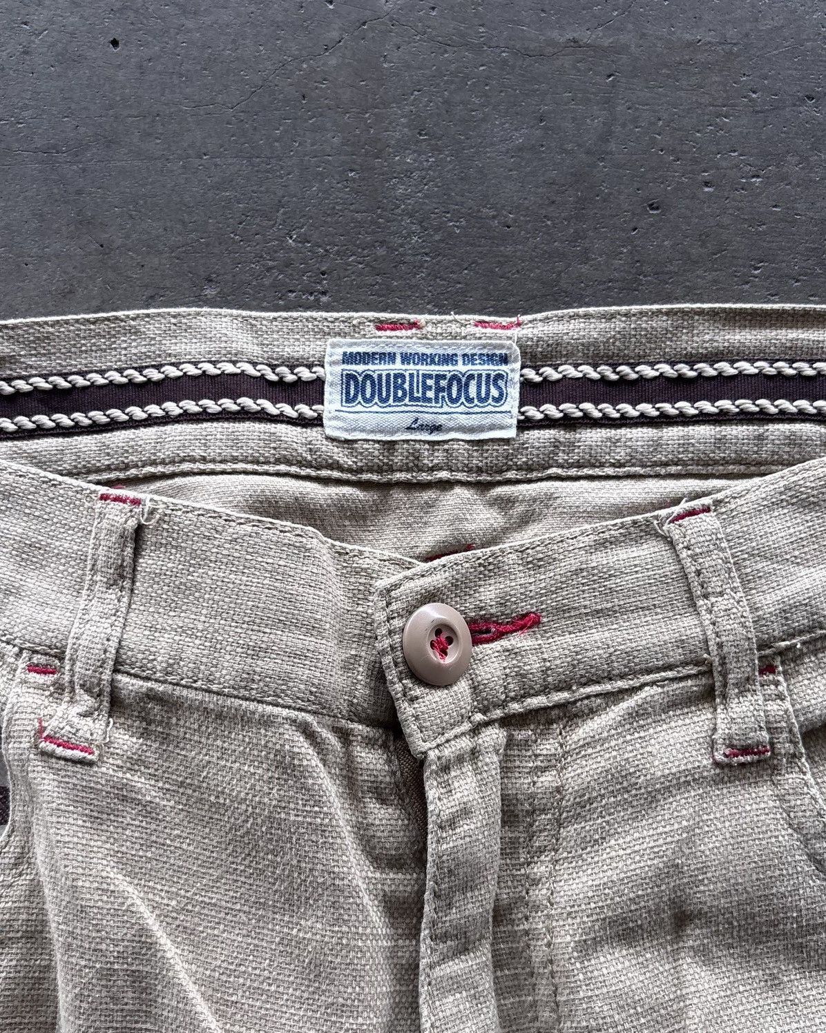 Japanese Brand Double Focus Japan Unique Short Pants Size US 32 / EU 48 - 2 Thumbnail