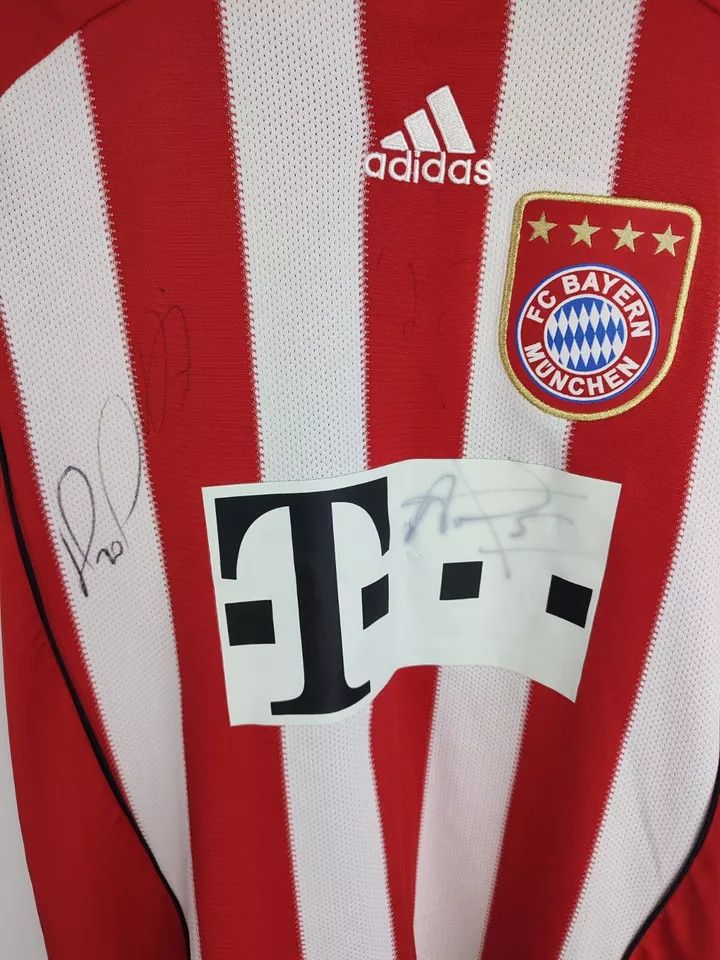 Adidas FC Bayern Munich FOOTBALL SHIRT SOCCER JERSE Home 10/11 Size US L / EU 52-54 / 3 - 8 Thumbnail