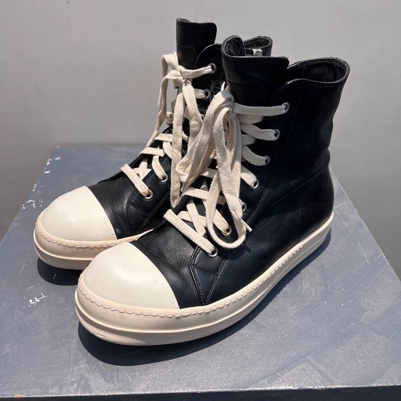 Rick Owens rick owens High top Converse board shoes Size US 7.5 / EU 40-41 - 2 Thumbnail