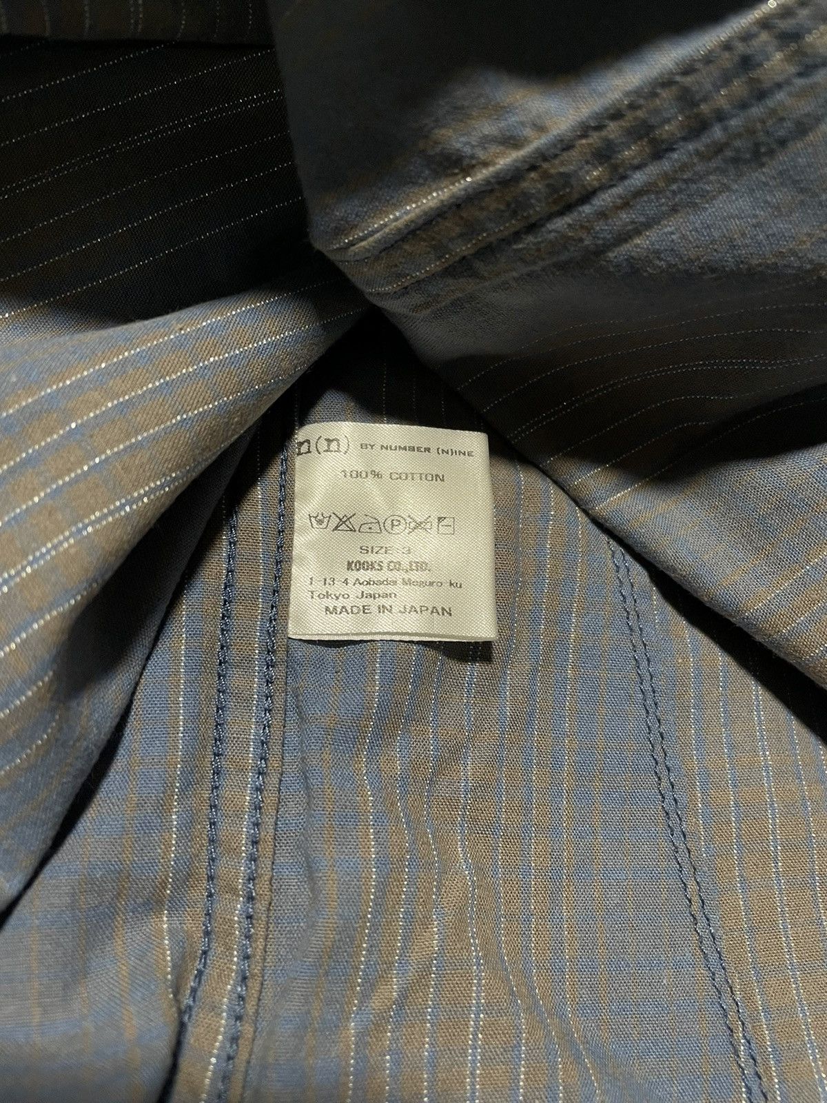Number (N)ine Musical Note Flannel Shirt Size US L / EU 52-54 / 3 - 7 Thumbnail
