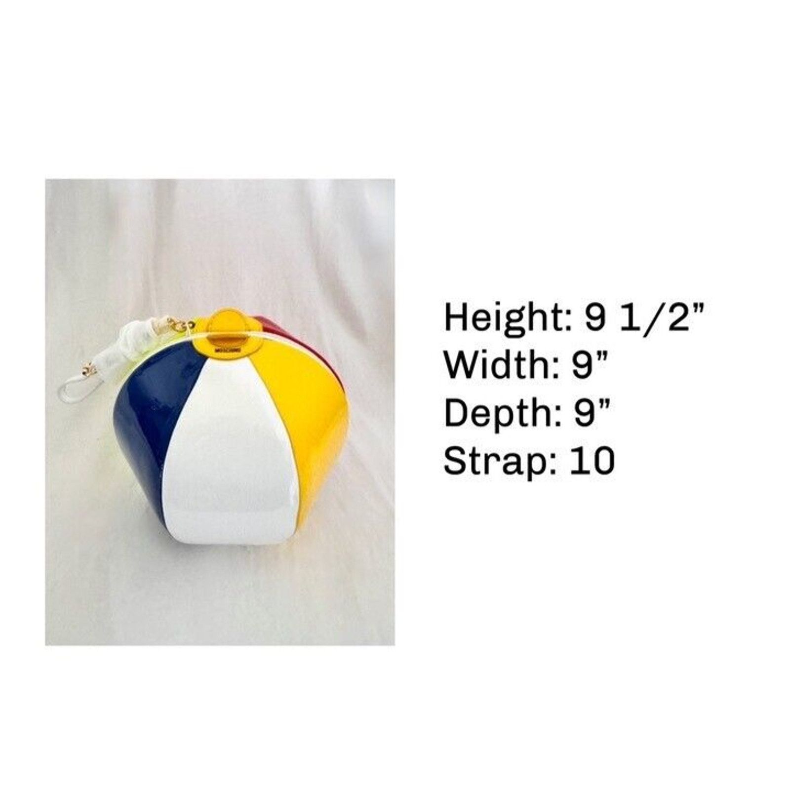 Moschino MOSCHINO Couture Jeremy Scott Sphere Beach Ball Clutch Bag Size ONE SIZE - 11 Thumbnail