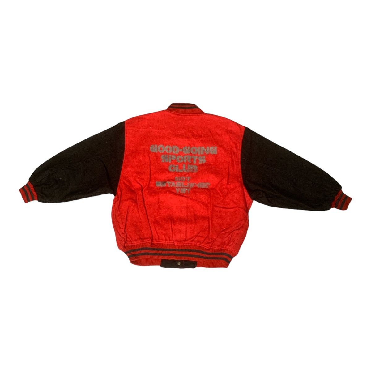 Japanese Brand × Vintage Rare Design Vintage Water Sky Varsity Jackets Size M / US 6-8 / IT 42-44 - 2 Thumbnail