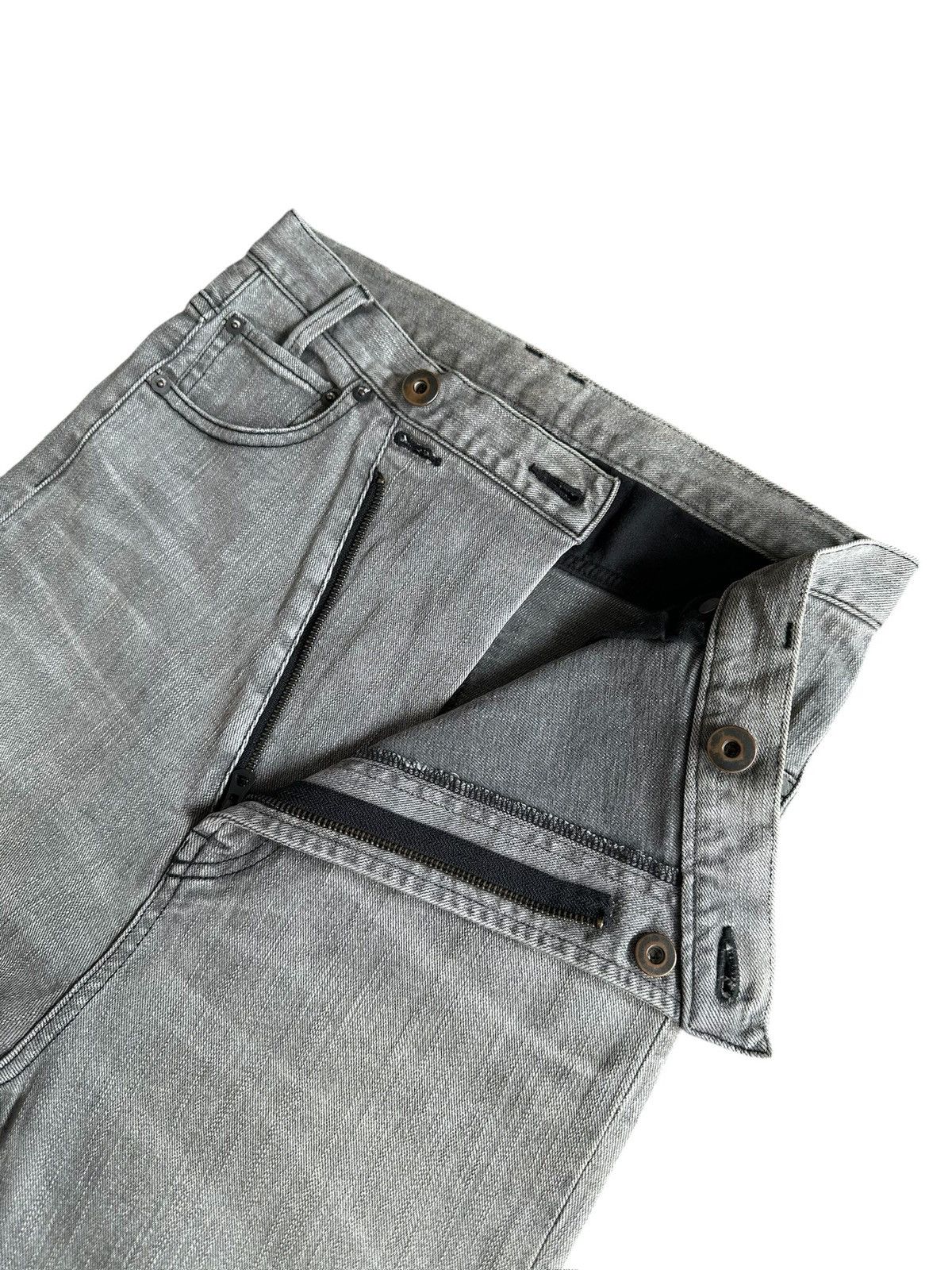 Japanese Brand 2011 ss - AG by Experiment high rise asymmetrical jeans Size US 30 / EU 46 - 6 Thumbnail