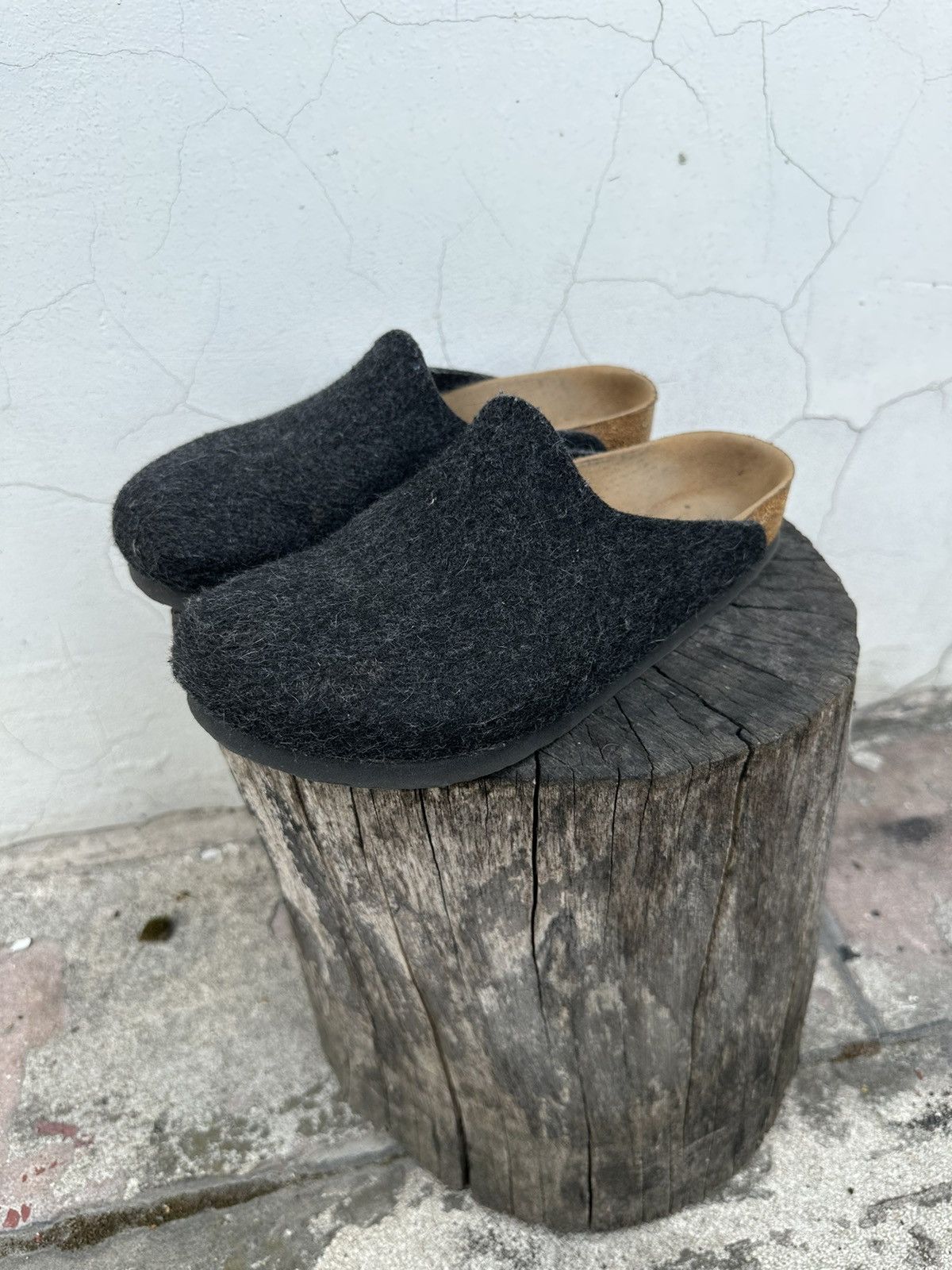 Birkenstock × Vintage Birkenstock Boston Wool Sandals Slippers Size US 8 / IT 38 - 2 Thumbnail