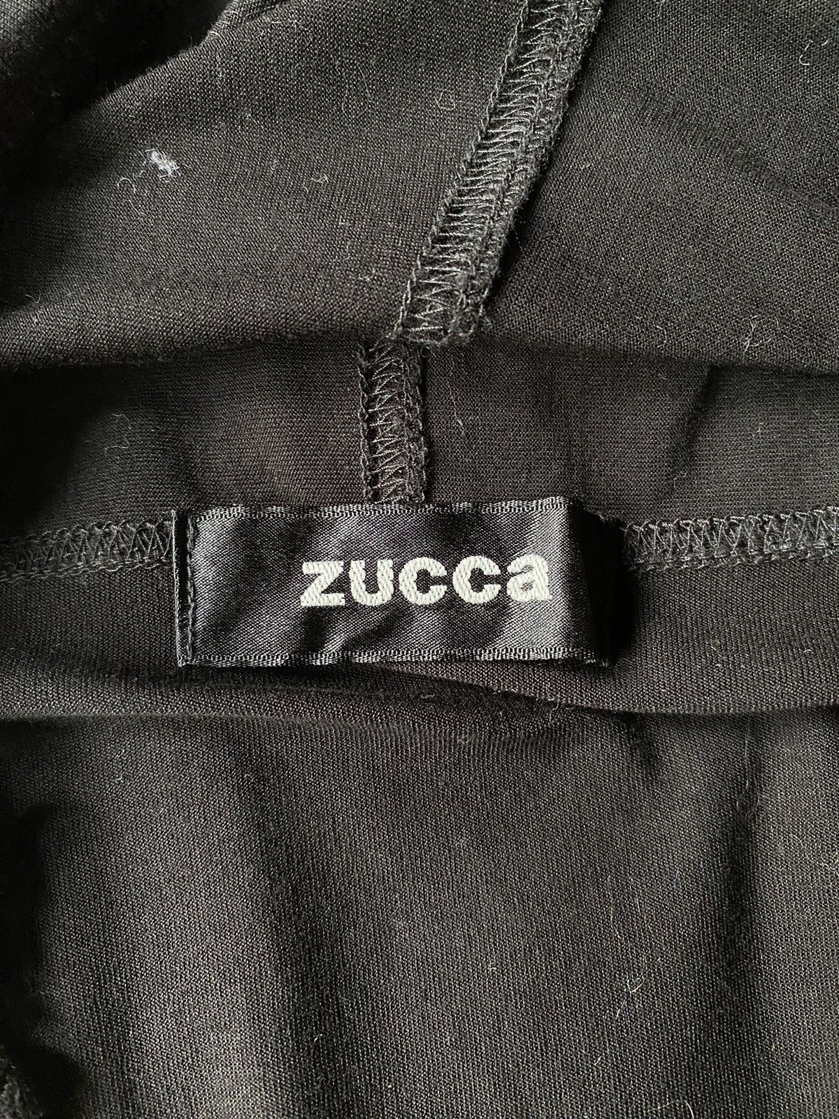 Zucca ZUCCA Black Long Sleeve Ruffle Cardigan Size ONE SIZE - 8 Thumbnail