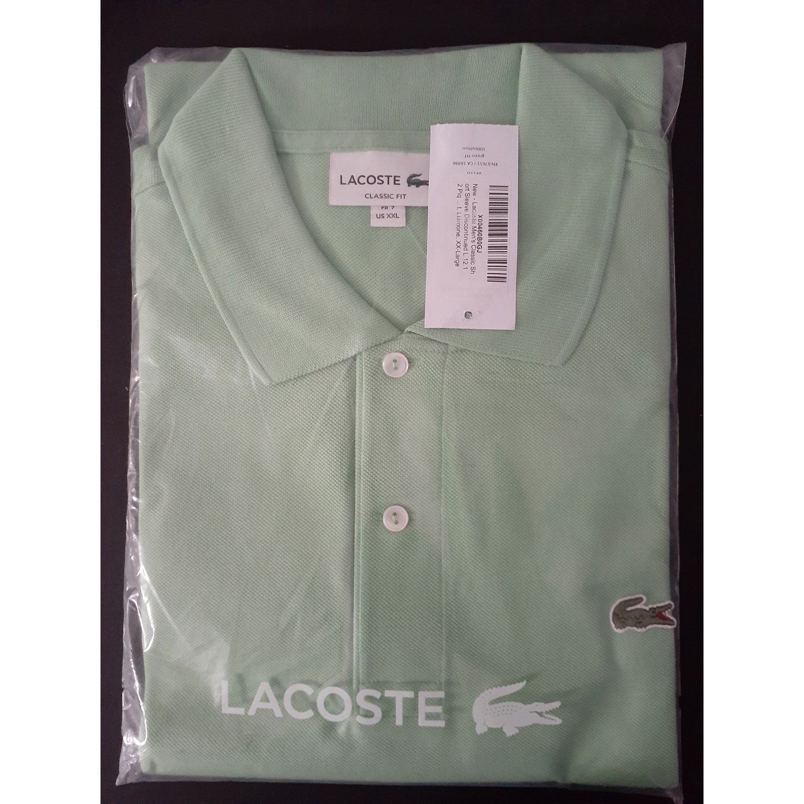 Lacoste Lacoste Mens Short Classic Chine L.12.12 Polo Liamone 2XL Size US XXL / EU 58 / 5 - 2 Thumbnail