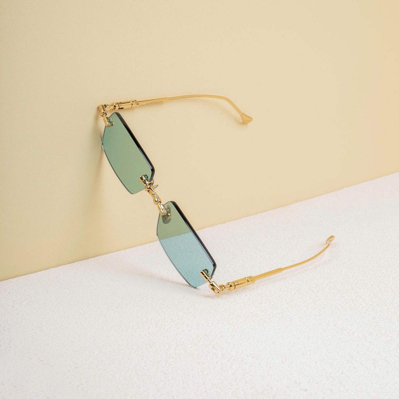 Kuboraum KUBORAUM H61 GD GOLD AQUAMARINE SUNGLASSES Size ONE SIZE - 2 Thumbnail