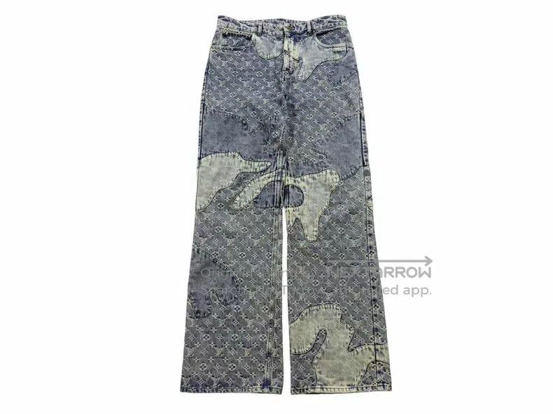 Louis Vuitton Louis Vuitton Blue Patchwork Jeans Size US 31 - 1 Thumbnail