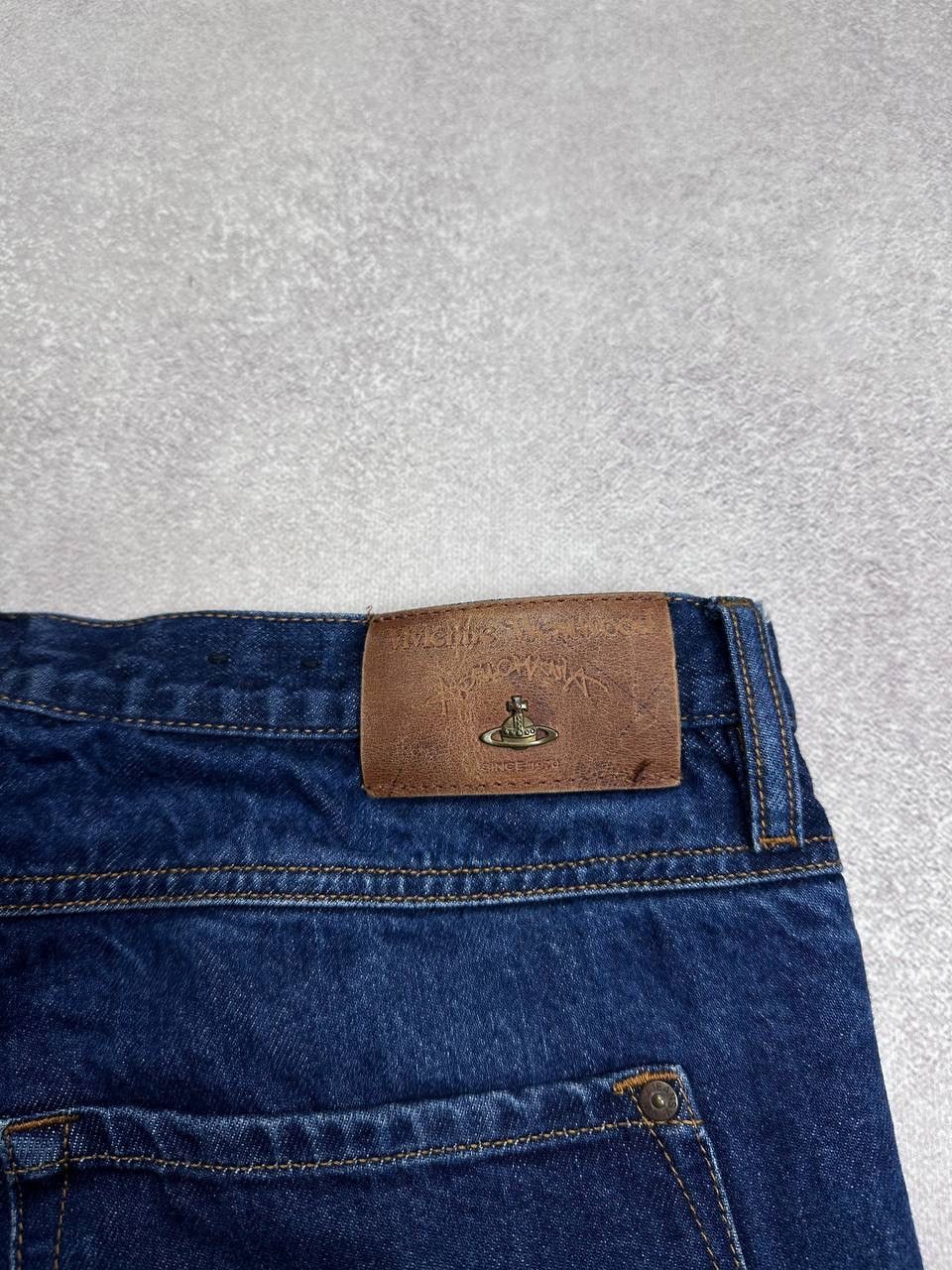 Vivienne Westwood Vintage Vivienne Westwood Baggy Orb Saturn Logo Flared Jeans Size US 32 / EU 48 - 3 Thumbnail